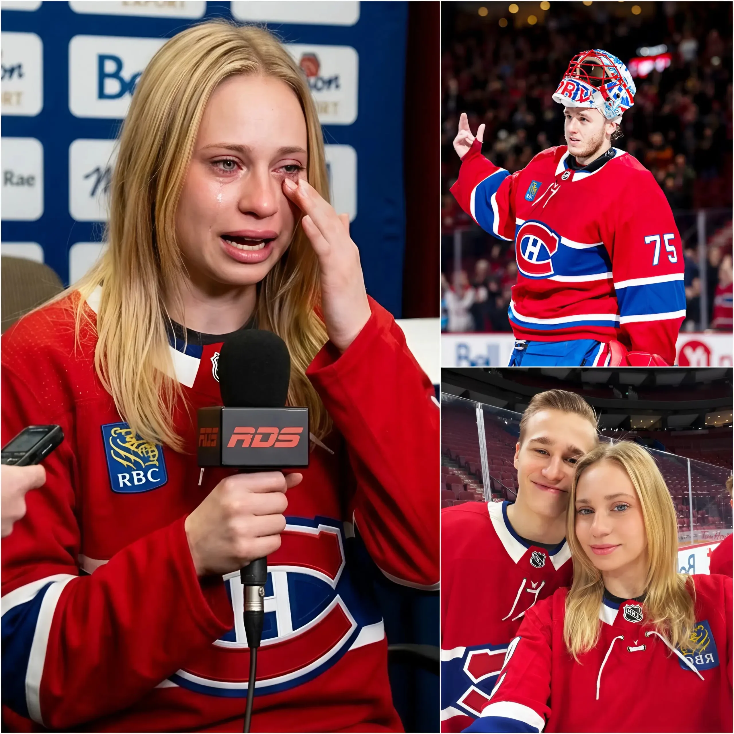 Cover Image for 💥 CHOC DANS LA NHL : La petite amie de Jakub Dobeš, Alexis Williams, a soudainement publié un message énigmatique il y a seulement 10 minutes, juste après la lourde défaite de l’équipe face aux Buffalo Sabres. Sans mentionner directement le match. Sans évoquer les 6 buts encaissés consécutivement. Pourtant,