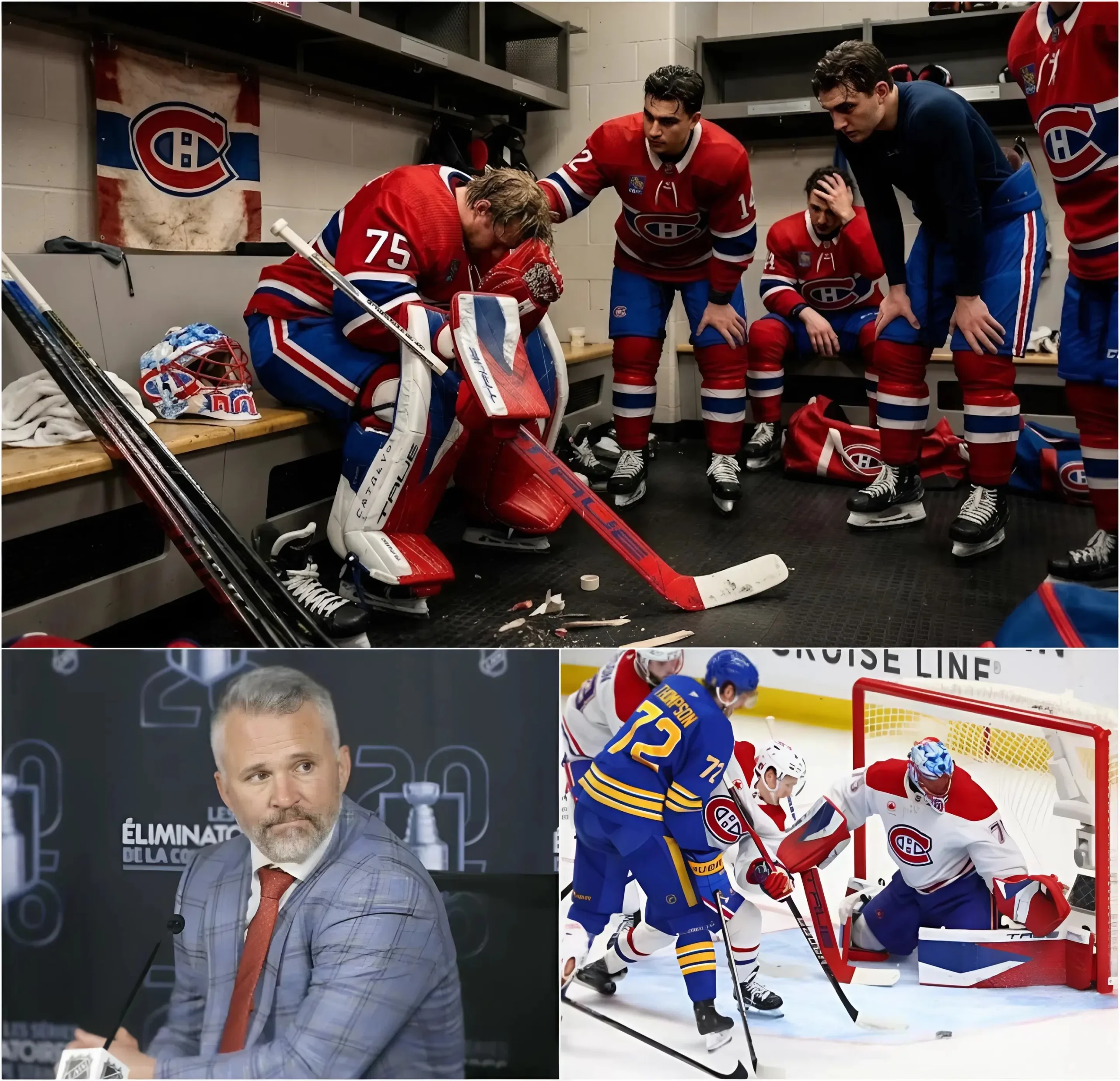 Cover Image for ENFIN 🔴 « JE SUIS DÉSOLÉ » – Jakub Dobe explique pourquoi les Sabres de Buffalo ont encaissé six buts, ce qui a mené à une défaite cuisante et à la relégation.