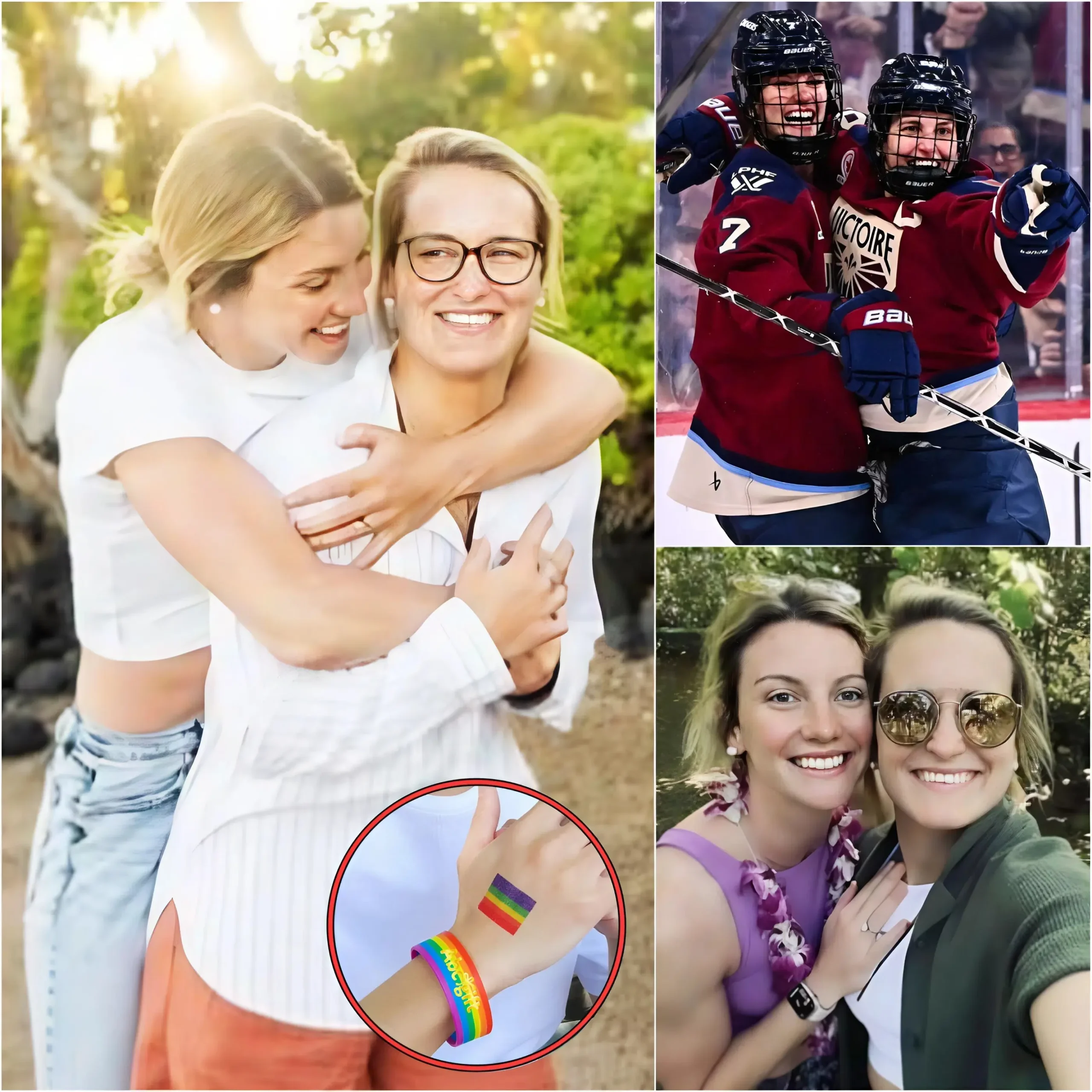 Cover Image for đ𤚠Il y a 15 minutes : Marie-Philip Poulin et Laura Stacey ont officiellement annoncĂŠ quâelles porteront le symbole arc-en-ciel LGBT lors du Game 3 Ă venir comme une manière dâexprimer un soutien fort. Face Ă la