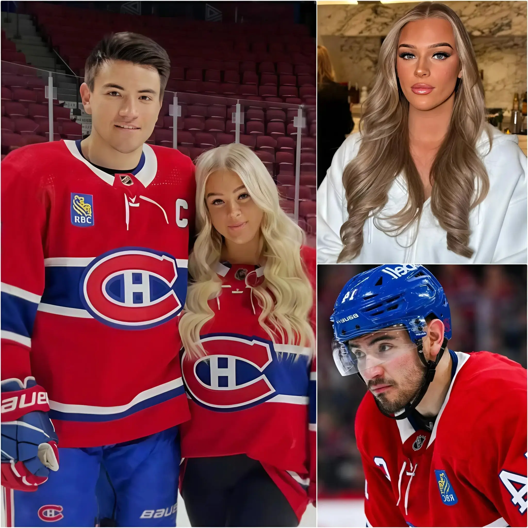 Cover Image for đ¨ JUST A FEW MINUTES AGO: After a wave of criticism from fans following the defeat in Game 6 of the quarterfinals, the wife of Nick Suzuki, Caitlin Fitzgerald, could not hold back her emotions and spoke out on behalf of her husband