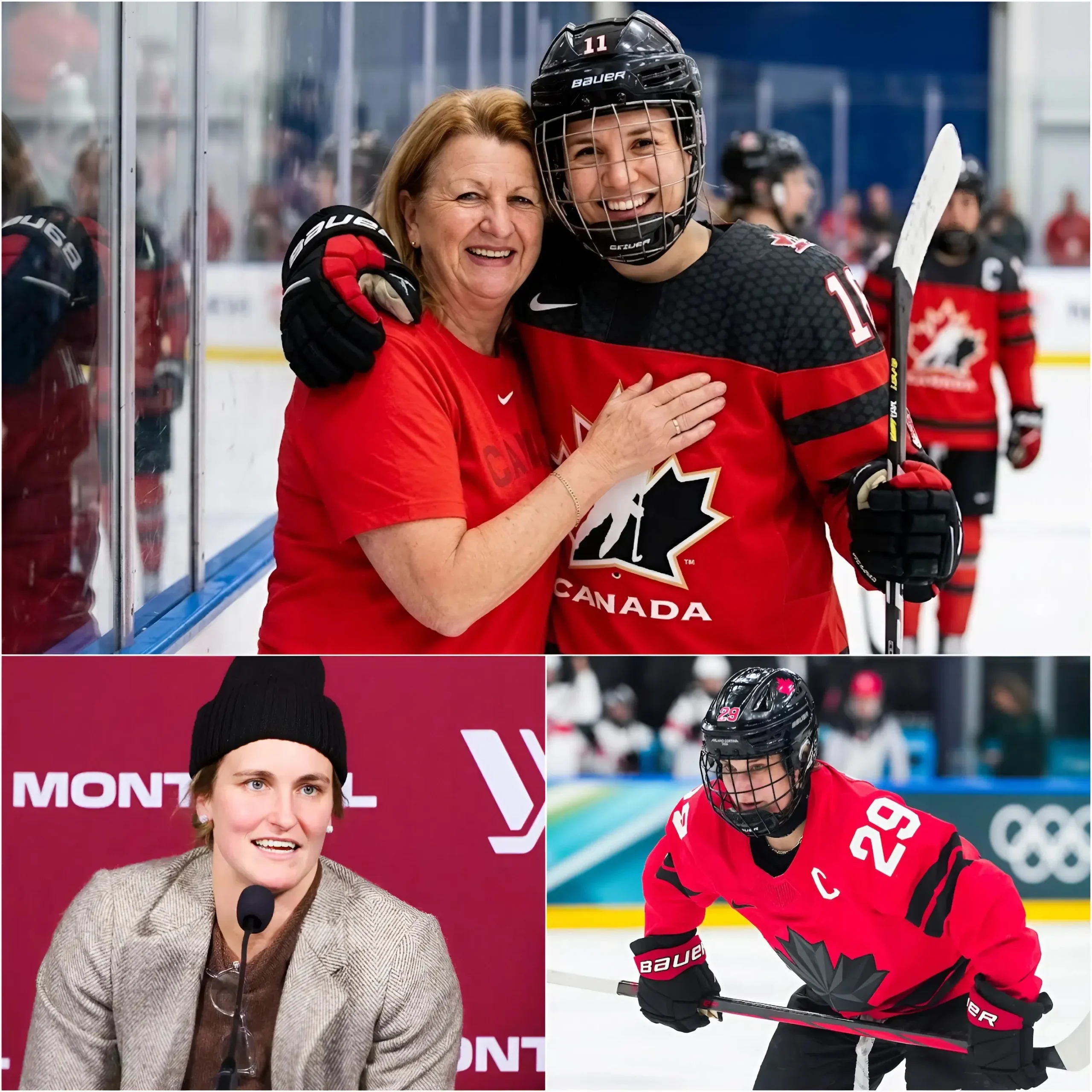 Cover Image for 🚨 L’AMOUR D’UNE MÈRE SAUVE UNE CAPITAINE : Juste après la victoire glorieuse contre Ottawa Charge, Marie-Philip Poulin a appelé sa mère et a dit : « Maman, j’ai réussi. Je vais ramener la victoire pour toi,