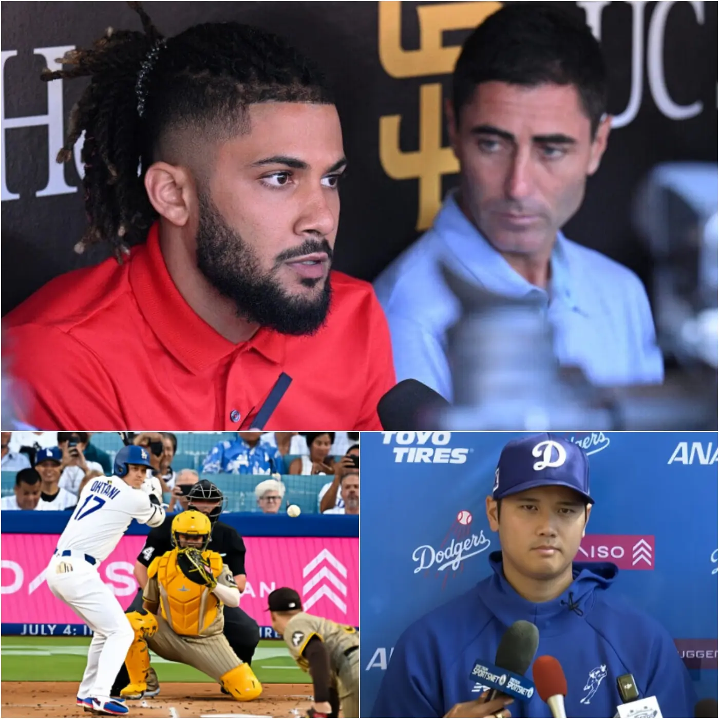Cover Image for “DODGERS FANS, GET READY — Petco Park Stadium is going to be rocking that day, and everyone’s going to leave in tears.” Padres star Fernando Tatís Jr. issued the warning