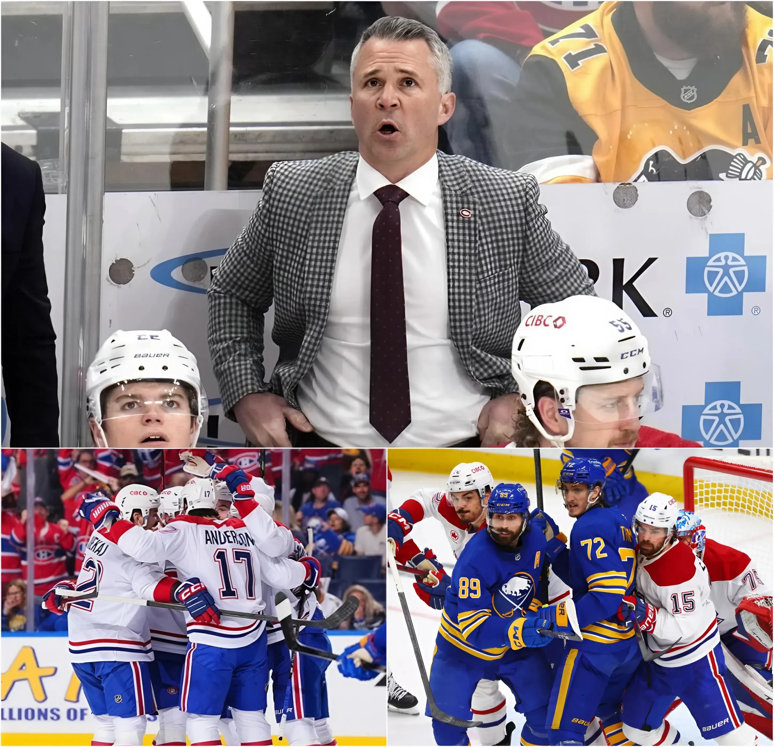 Cover Image for 🚨🚨Il y a 30 minutes : La LNH a secoué le monde du hockey en congédiant en urgence deux arbitres suite à des allégations de comportement « bizarre » liées à un grave scandale de trucage de match après la victoire 3-2 des Canadiens de Montréal contre les Sabres de Buffalo en quarts de finale de la LNH.