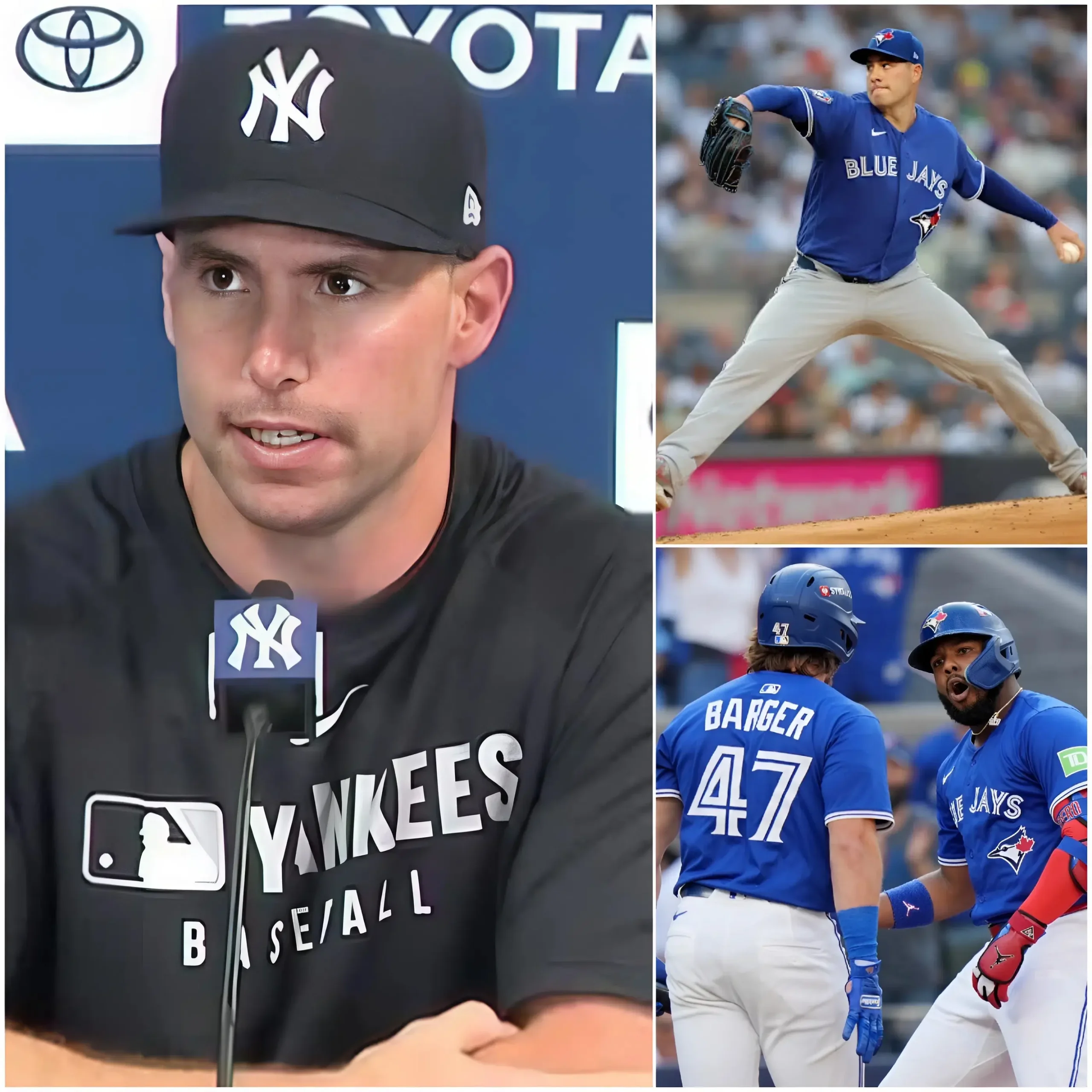 Cover Image for “Today we almost lost to the Toronto Blue Jays because of his outstanding performance…” — Paul Goldschmidt of the New York Yankees said after the narrow 7-6 victory over the Blue Jays.