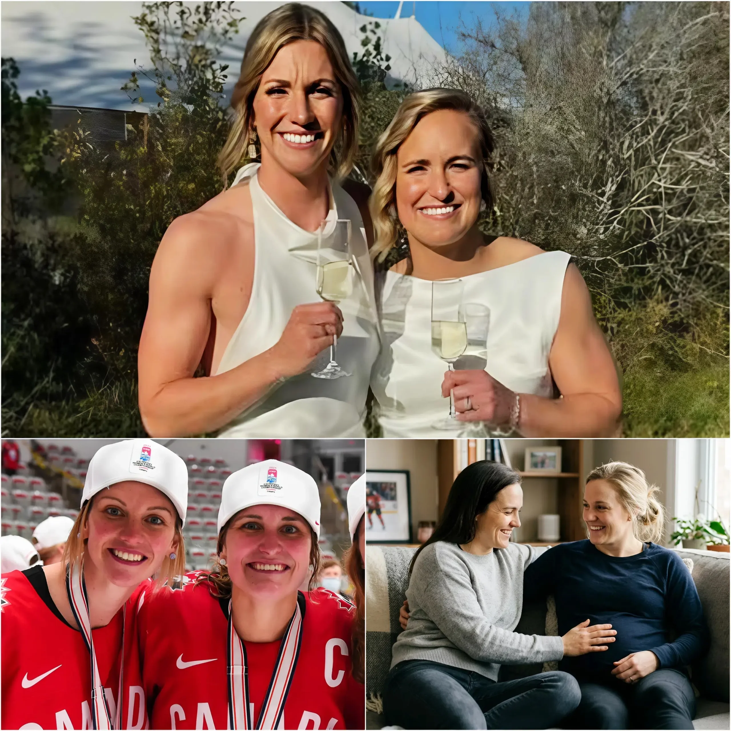 Cover Image for 🎉Félicitations : Dans un moment qui a laissé toute la communauté du hockey sans voix, Marie-Philip Poulin et Laura Stacey ont partagé une heureuse nouvelle qu’elles gardaient secrète depuis longtemps : elles