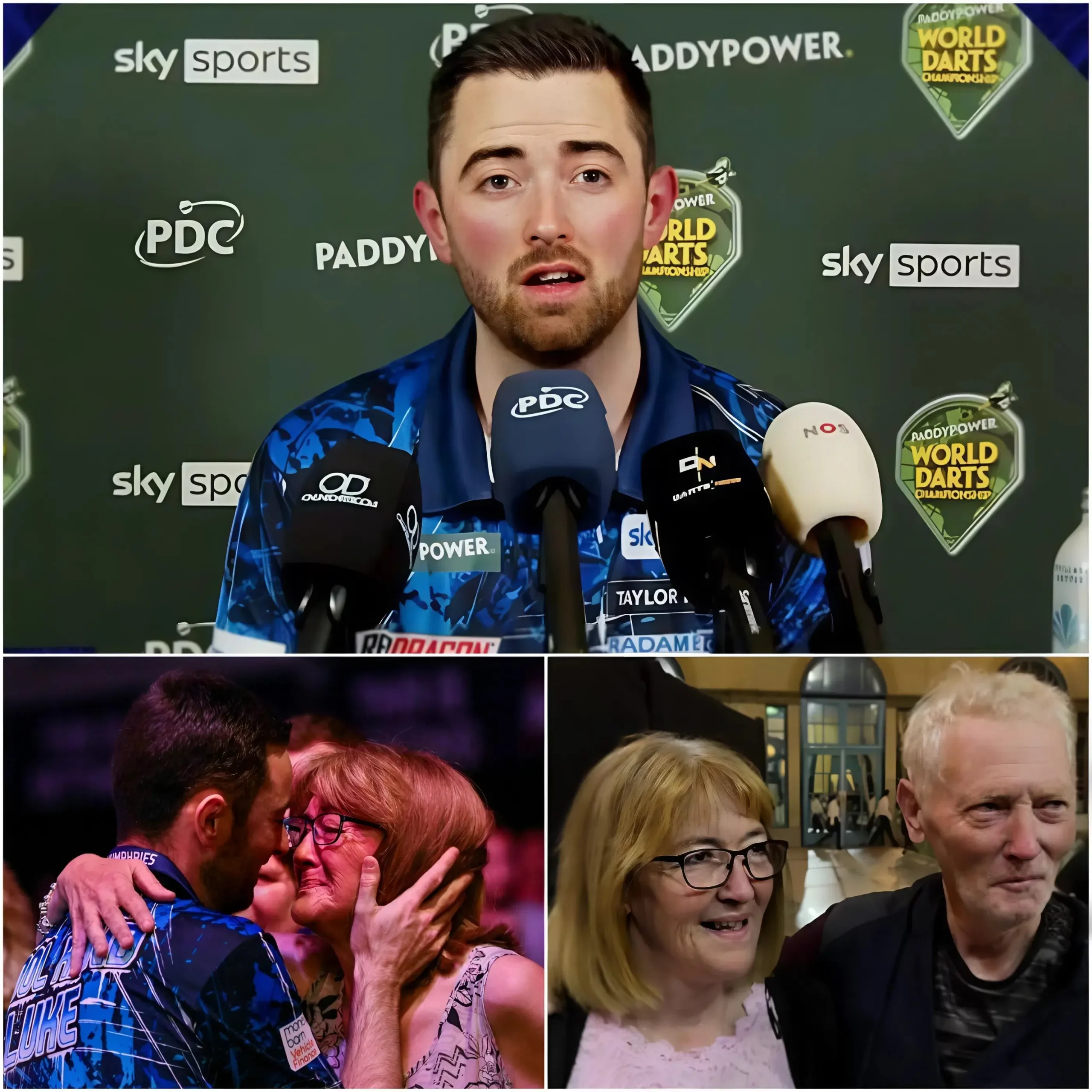 Cover Image for ❤️ 10 MINUTES AGO: Luke Humphries donated all of his prize money from last week’s Week 15 victory to make his parents’ dream come true.