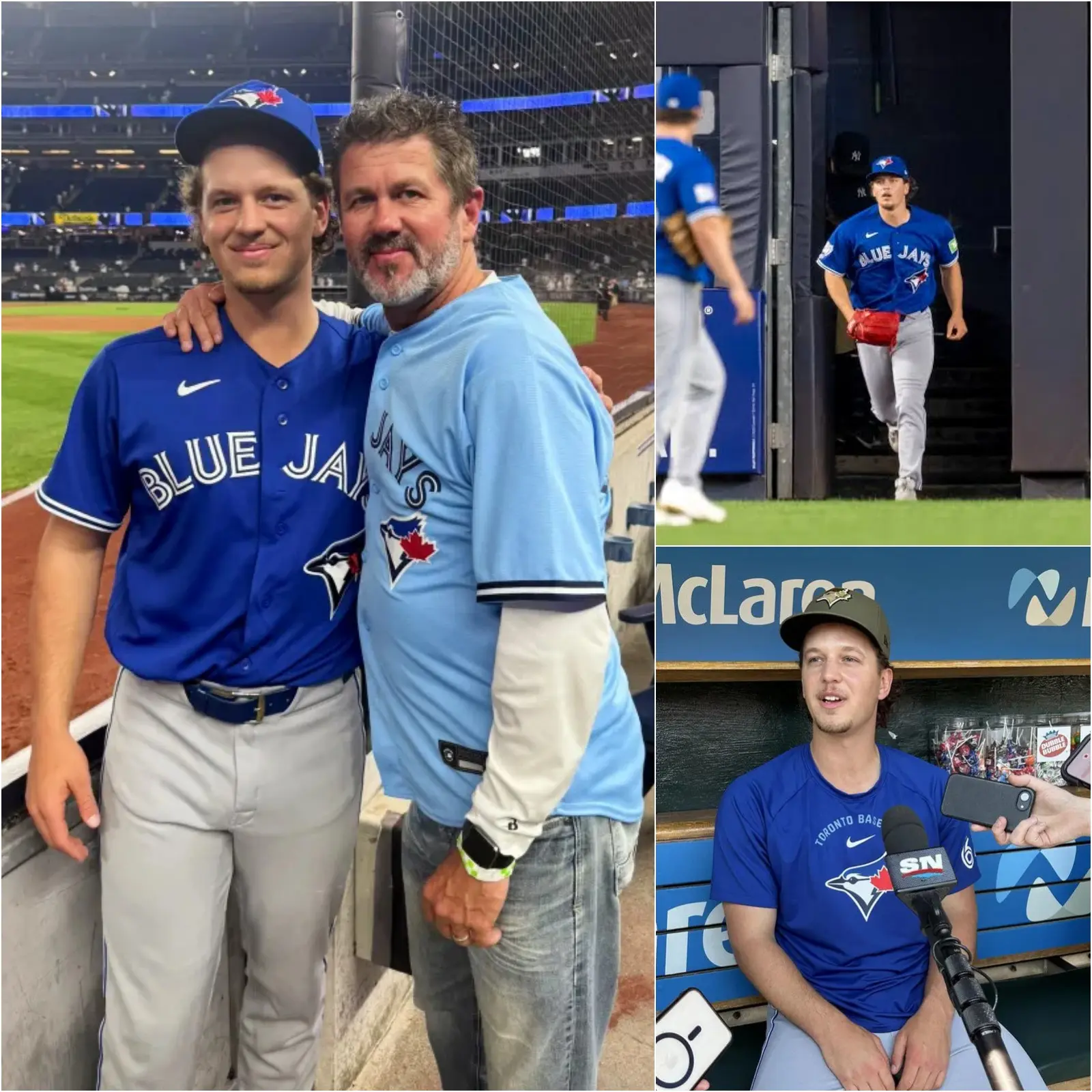 Cover Image for 💥 BREAKING NEWS MLB: Adam Macko’s father sends a message that touches the hearts of the Blue Jays – “I’m so proud of the backyard kid from back then…”