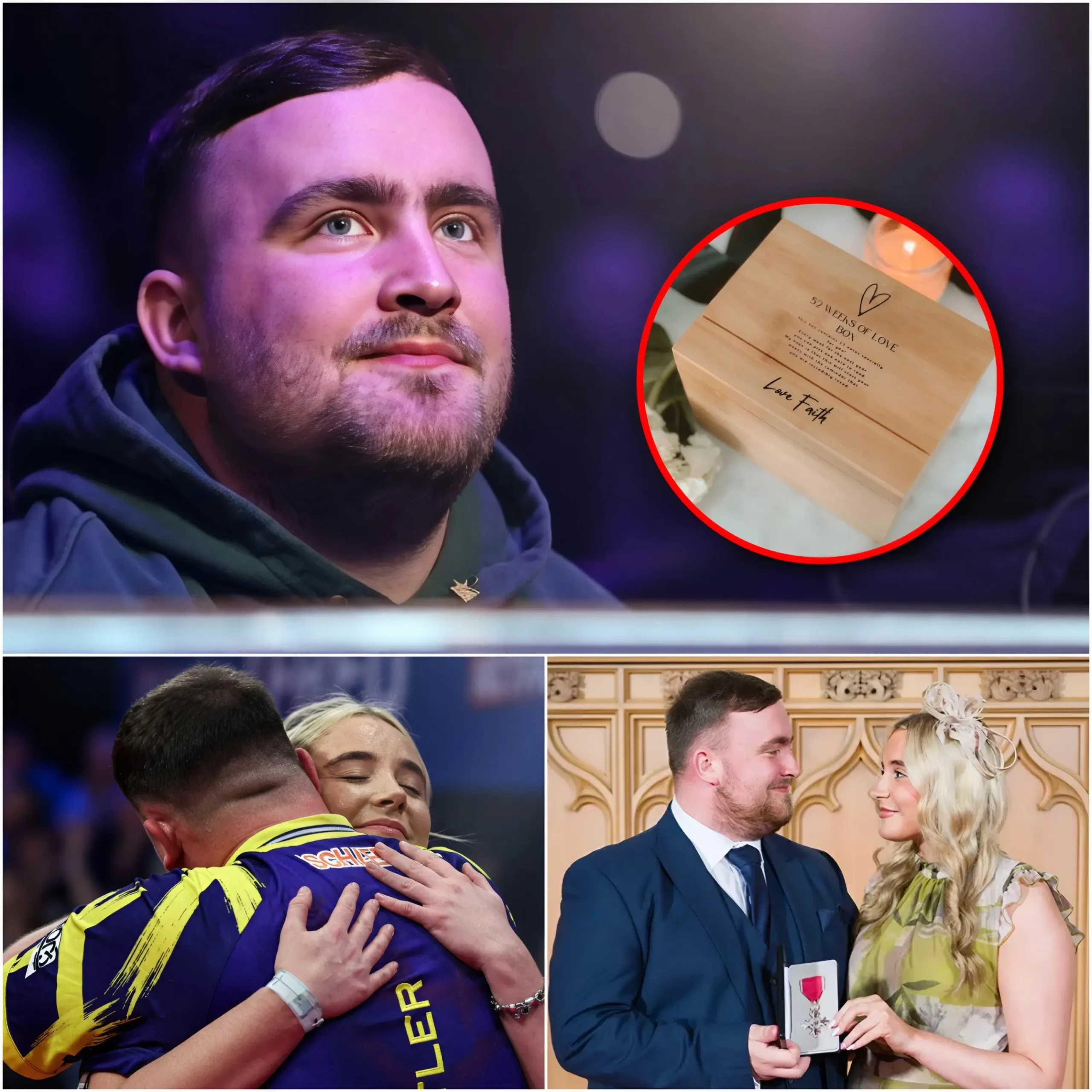 Cover Image for ❤️ “Happy one-year anniversary, my beautiful girl. I love you so much…” Luke Littler has sent the darts community into meltdown after posting a heartfelt message dedicated to his girlfriend Faith Millar to celebrate their one-year anniversary. But what truly made fans explode online wasn’t just the sweet caption itself…