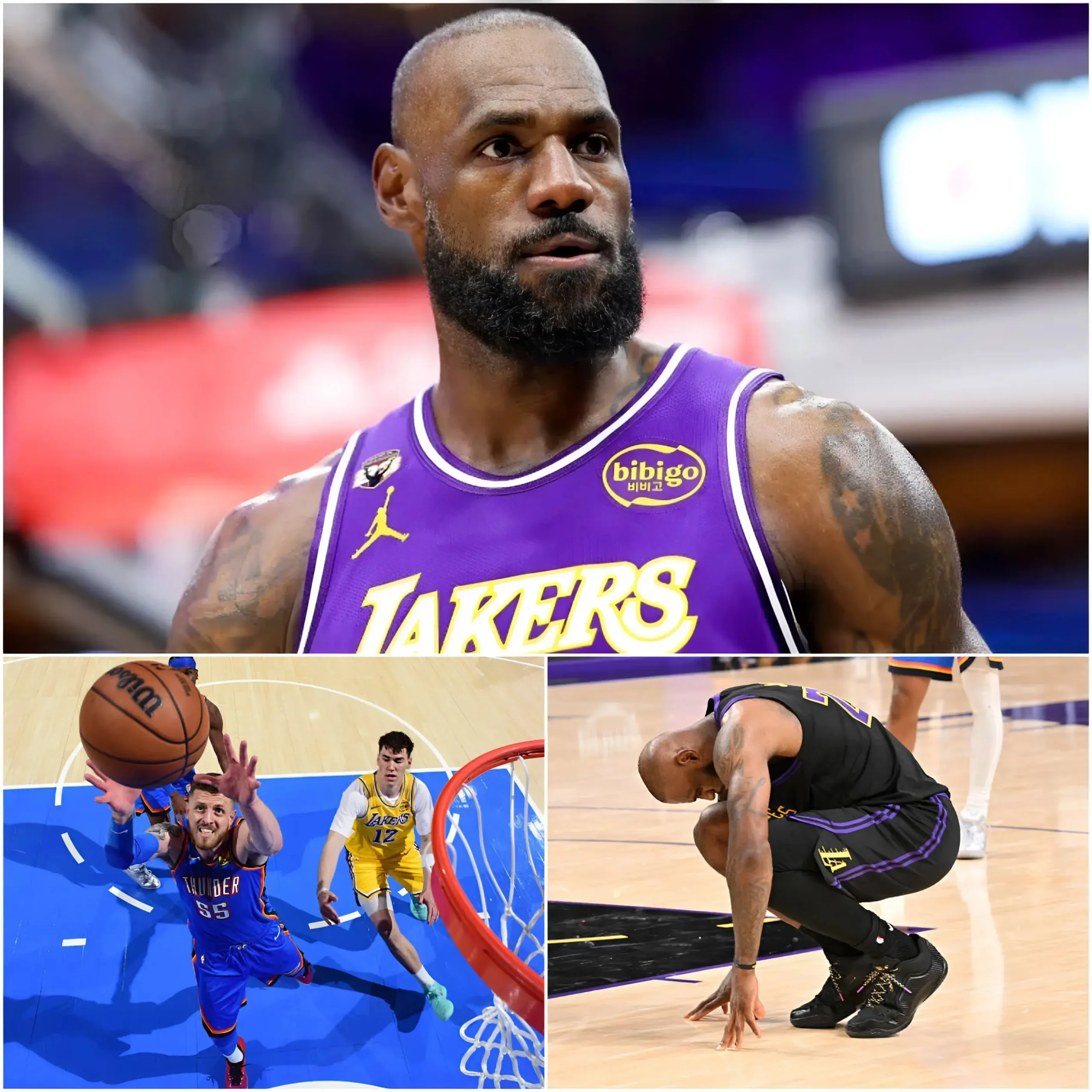 Cover Image for âĄđ âWE DONâT DESERVE TO LOSE LIKE THIS!â â LeBron James couldnât hide his frustration after the Los Angeles Lakers suffered a disappointing defeat to the Oklahoma City Thunder. The Lakers star reportedly voiced his anger over several controversial moments in the game, claiming the team missed crucial opportunities that could have changed the outcome.