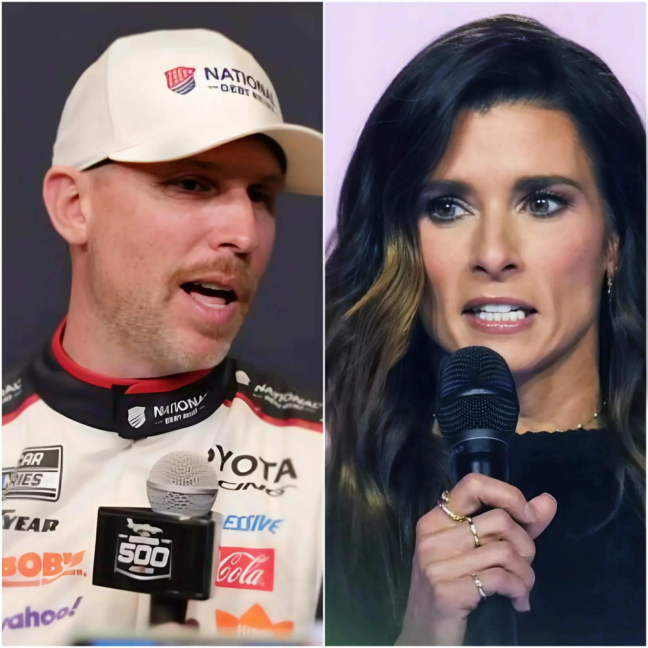 Cover Image for đ¨đ¨ âI will take that coward hiding behind the microphone to courtâŚ!â â Denny Hamlin shocked everyone by announcing that he would sue Danica Patrick, who could potentially face up to one year in prison and millions of dollars in damages.