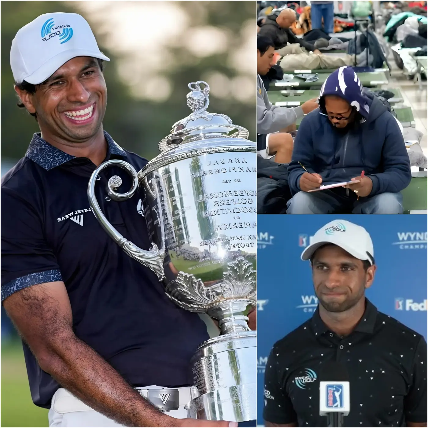 Cover Image for Instead of celebrating with lavish parties or expensive gifts after his sensational victory at the PGA Champions 2026, Aaron Rai chose a path of quiet generosity that has touched hearts around the world.