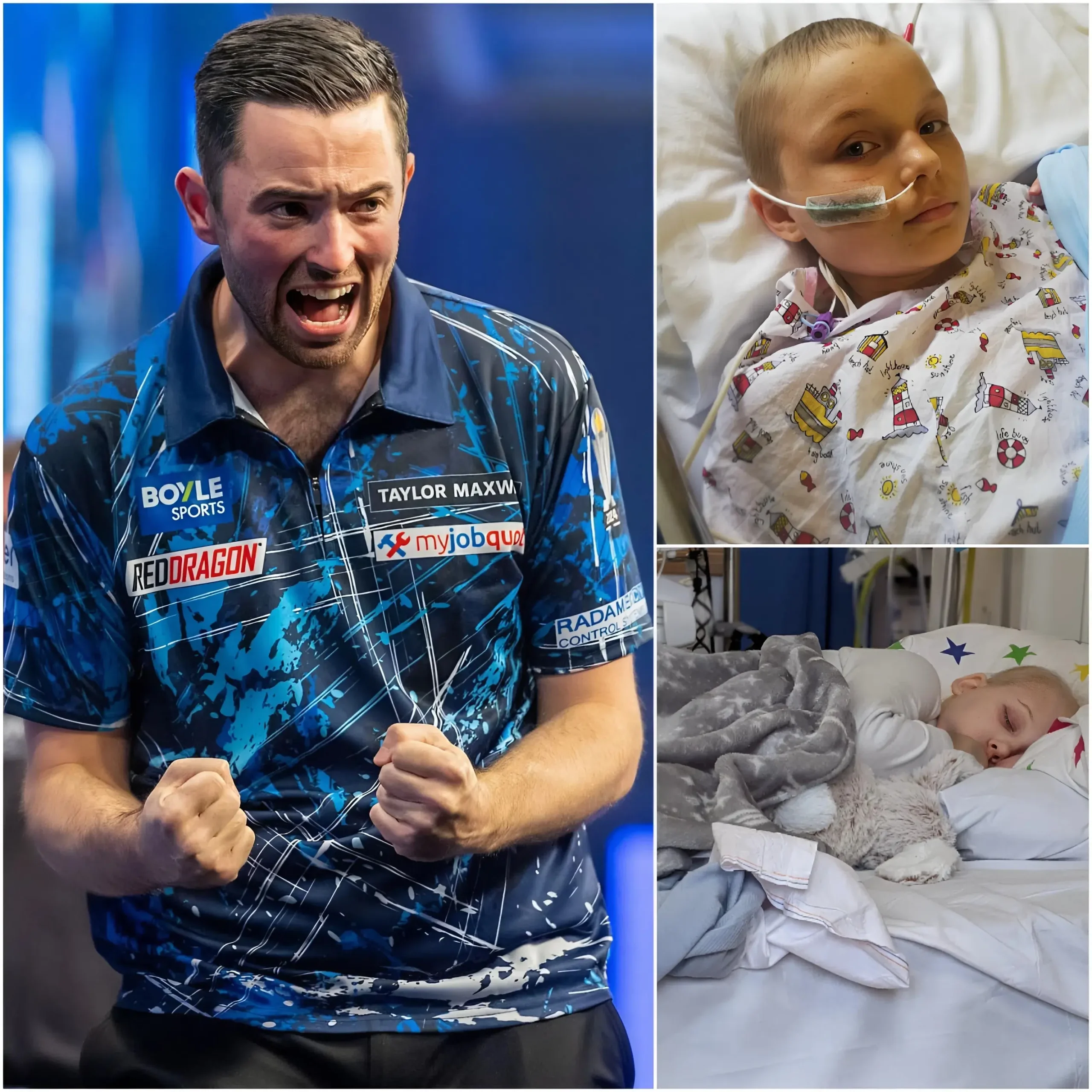 Cover Image for ❤️ A HEARTWARMING MOMENT: An 11-year-old boy battling a malignant brain tumor shared his final wish: to speak with his hero, Luke Humphries.