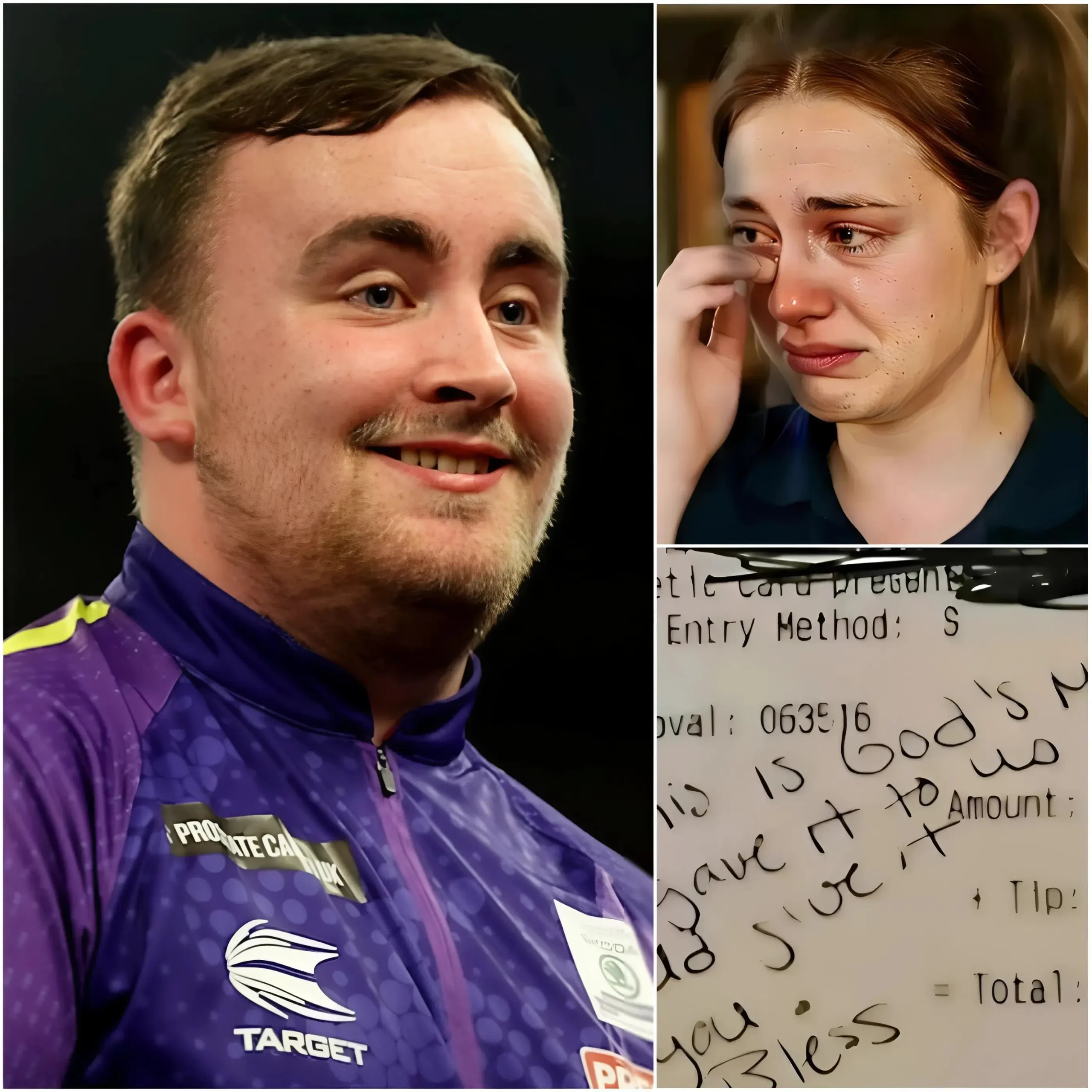 Cover Image for Sera, a 22-year-old waitress at a small family-owned café in Northern Ireland, never imagined that the modest customer she served that morning was actually Luke Littler, the young superstar of professional darts.