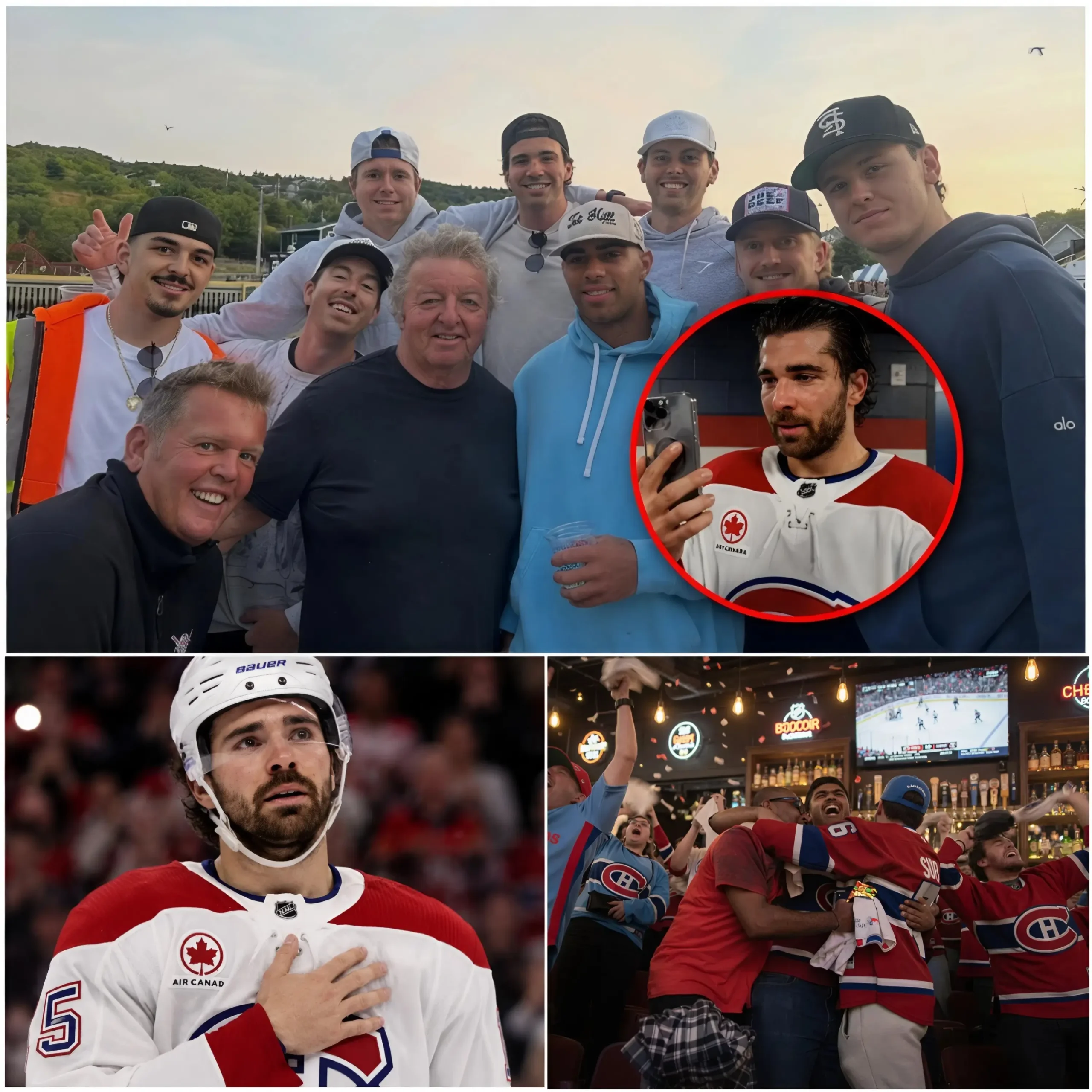 Cover Image for â€ïž Un mini Bell Centre Ă St. Johnâs et un message pour sa ville natale. AprĂšs la victoire des Habs contre les Carolina Hurricanes lors du Game 1 de la finale de la ConfĂ©rence Est, Alex Newhook a passĂ© un appel FaceTime vers sa maison Ă Terre-Neuve-et-Labrador â un moment qui est rapidement devenu viral sur les rĂ©seaux sociaux.