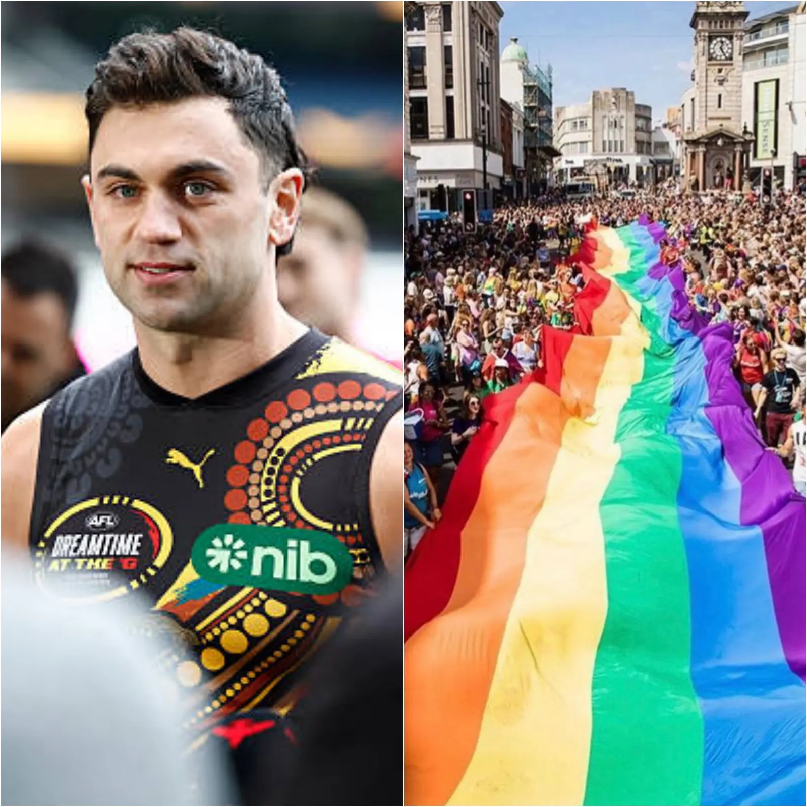 Cover Image for đ„ AFL SHOCKWAVE: A large-scale boycott erupted after Richmond captain Tim Taranto sparked outrage with his stance against LGBTQ+ content for children, leading to backlash, fans leaving the stadium, and increasing pressure on sponsors to cut ties