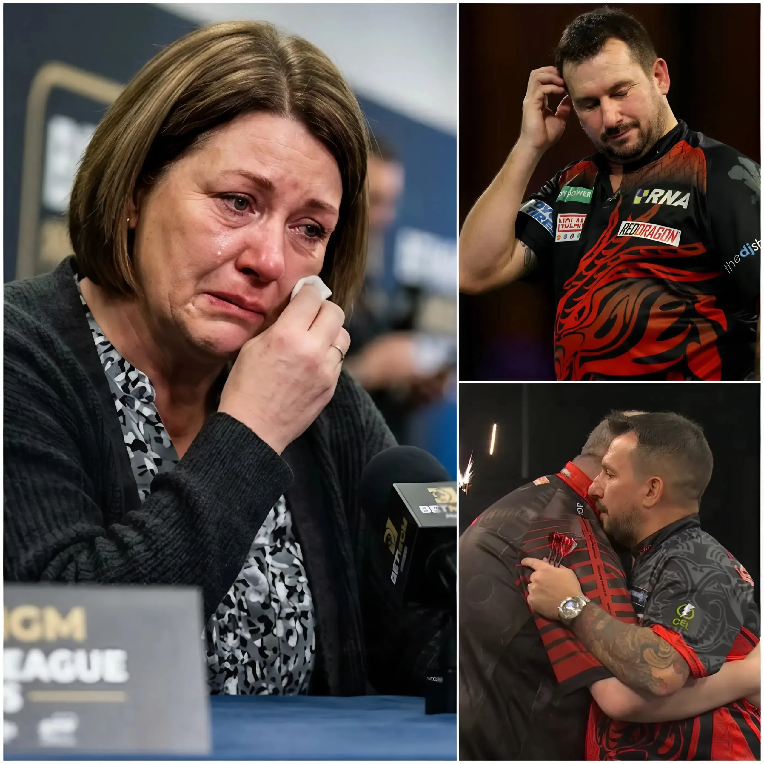 Cover Image for 💔BREAKING 10 MINUTES AGO: The wife of Jonny Clayton, Ellen Clayton, accidentally revealed the reason why her husband was unable to perform at 100%, leading to his shocking 3–6 defeat against Stephen Bunting. Fans have now shifted from criticizing Jonny to showing sympathy, while growing increasingly concerned about the road ahead for the Welsh darts star…