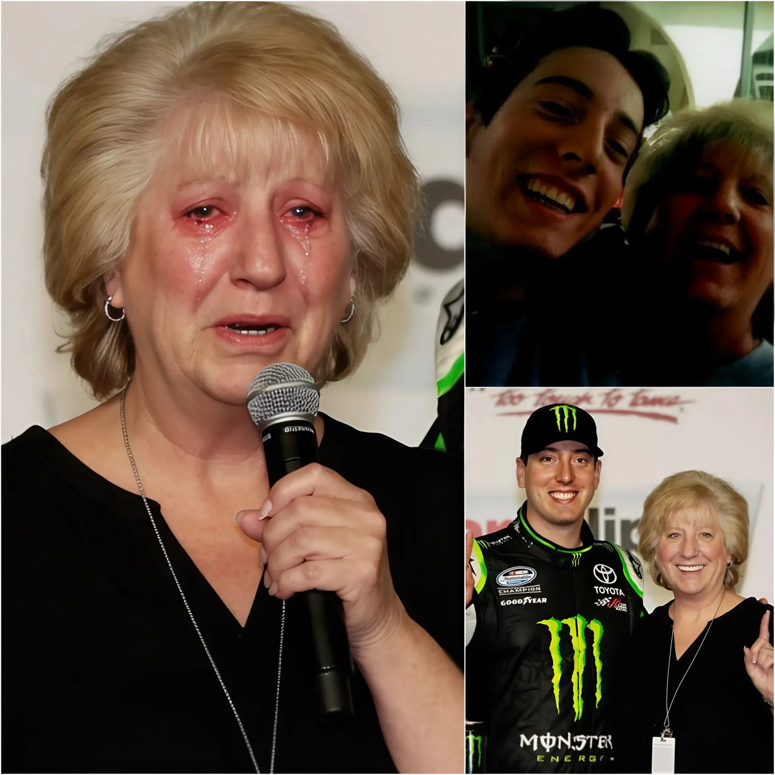 Cover Image for “WHY DID MY SON DO THIS? DO YOU KNOW WHAT HE SAID BEFORE HE CLOSED HIS EYES…?” 🚨🥲🏁Kyle Busch’s mother was completely devastated after hearing her son’s last words. Gaye Busch, mother of the late NASCAR racer Kyle Busch, pleaded to see the video recording of her son’s final moments in the hospital.