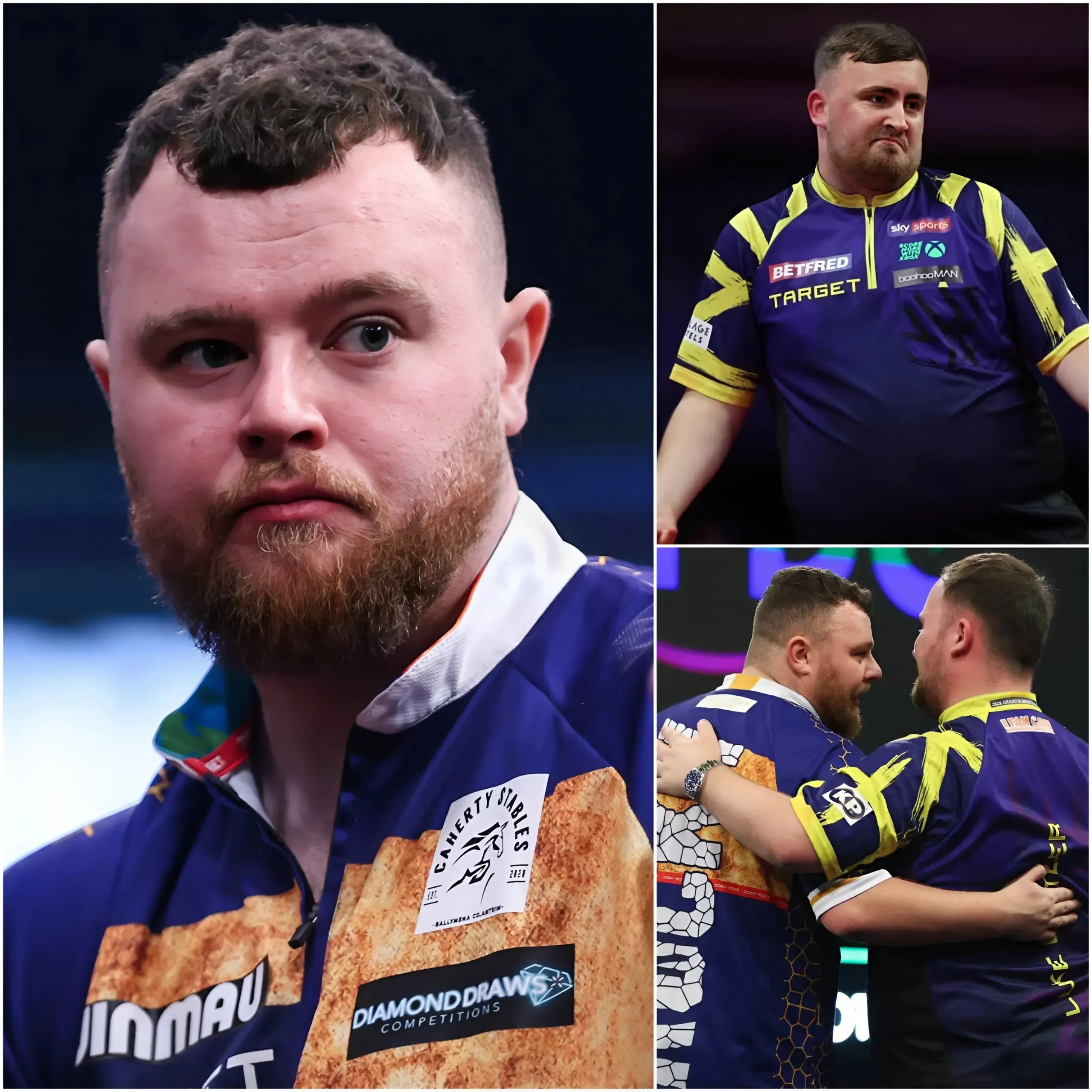Cover Image for “THAT WAS A LUCKY WIN, Luke Littler ISN’T AS TALENTED AS I THOUGHT…” declared Josh Rock after his narrow 5–6 defeat to Littler.