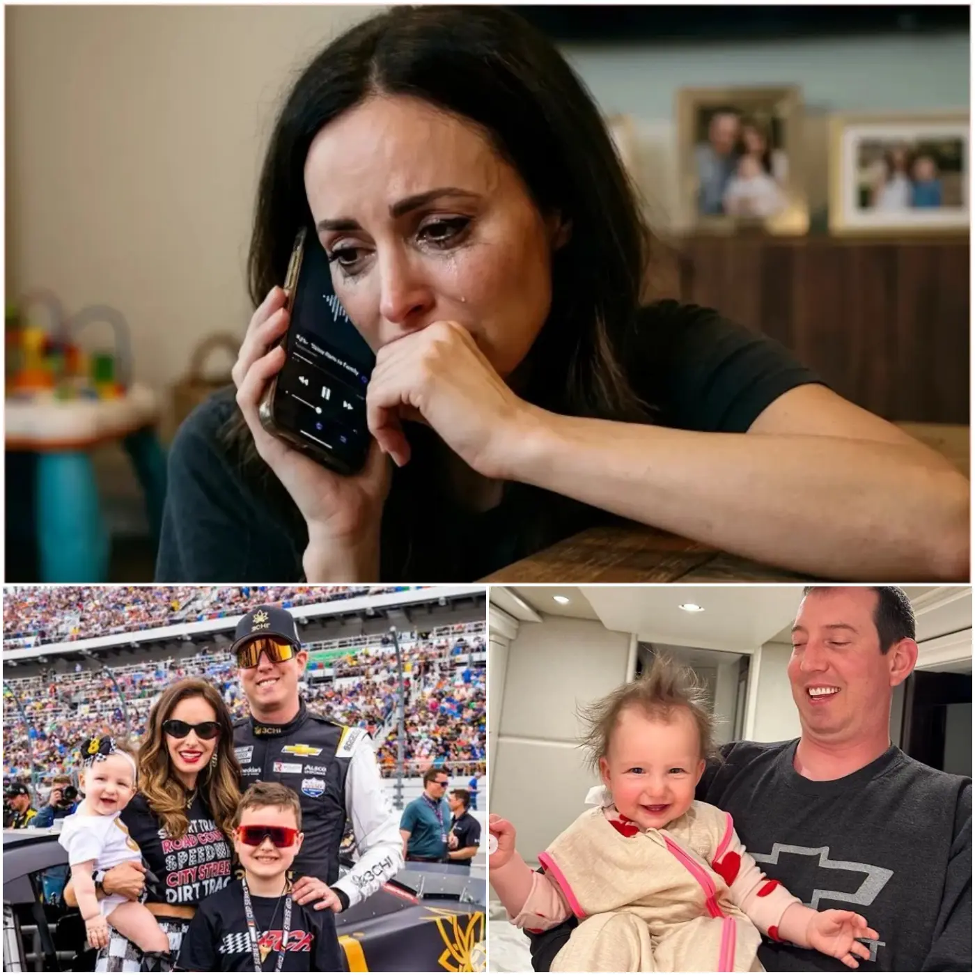Cover Image for ❤️🏁 “MY LOVE… PLEASE FORGIVE ME, I DON’T HAVE MUCH TIME LEFT…” Kyle Busch’s tearful final recording has left the entire NASCAR community completely speechless.