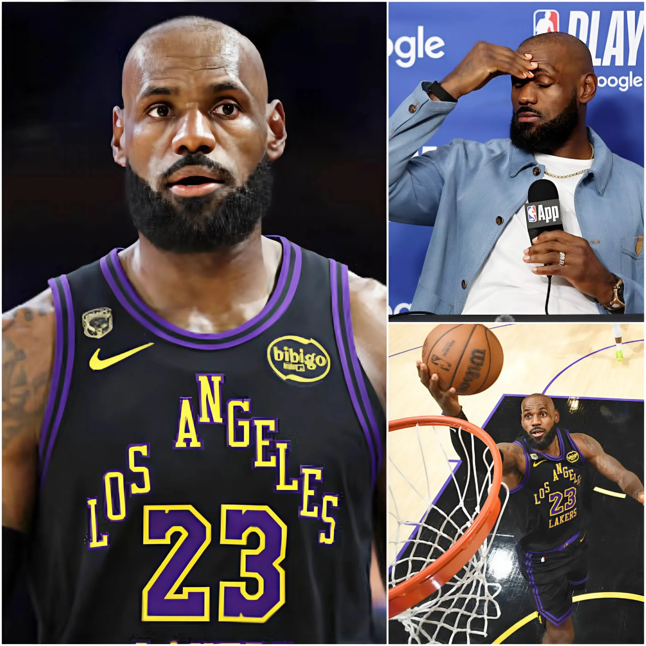 Cover Image for 🚨🗣️ LEBRON JAMES SPEAKS ABOUT HIS FUTURE WITH THE LOS ANGELES LAKERS…