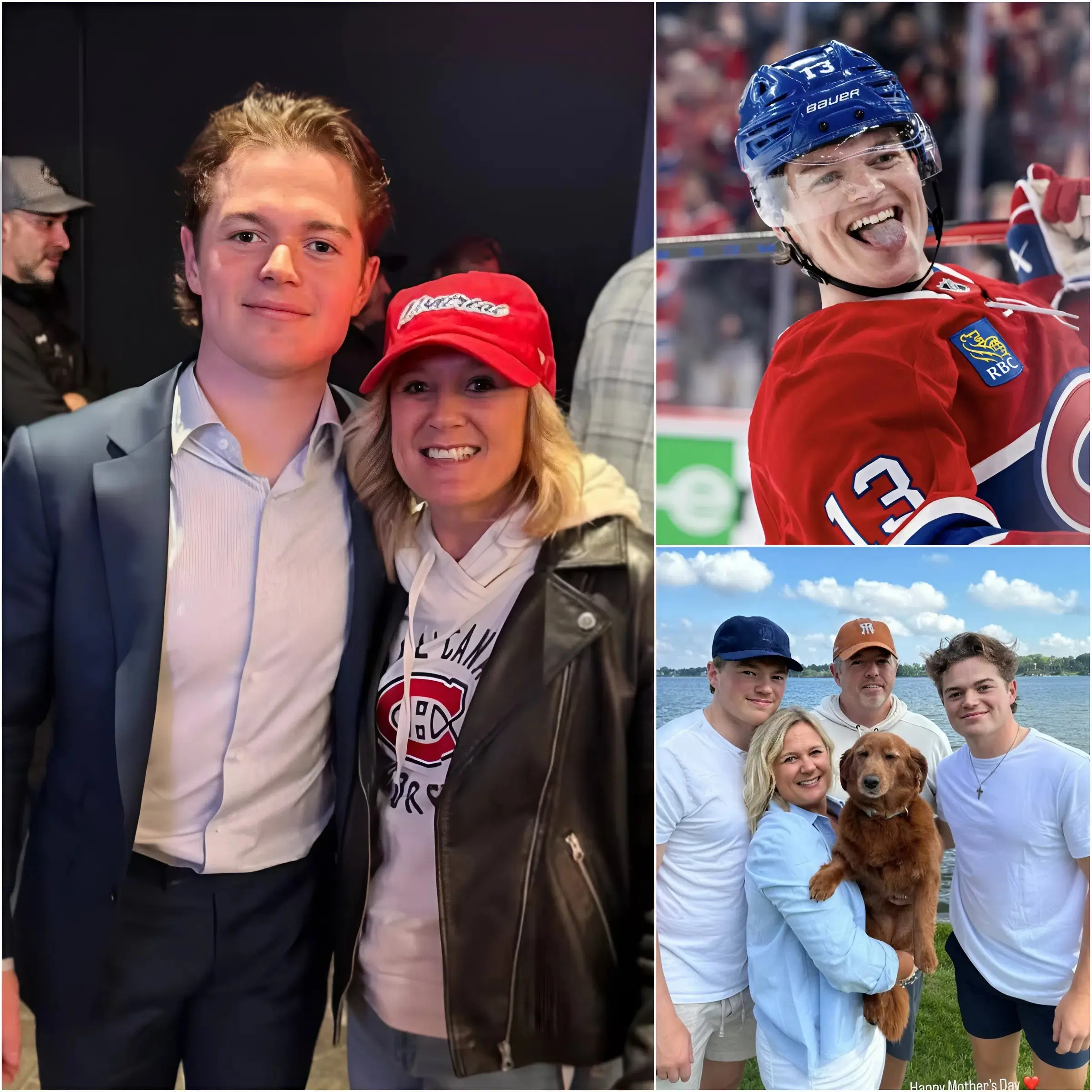 Cover Image for 💖 UNE NOUVELLE TOUCHANTE : « Je voulais faire quelque chose d’important pour ma famille.» Juste avant le match 4, crucial au Centre Bell, Cole Caufield a réalisé une performance exceptionnelle à l’entraînement avant de faire don de 780 000 $ de sa fortune personnelle pour réaliser le rêve de son père :