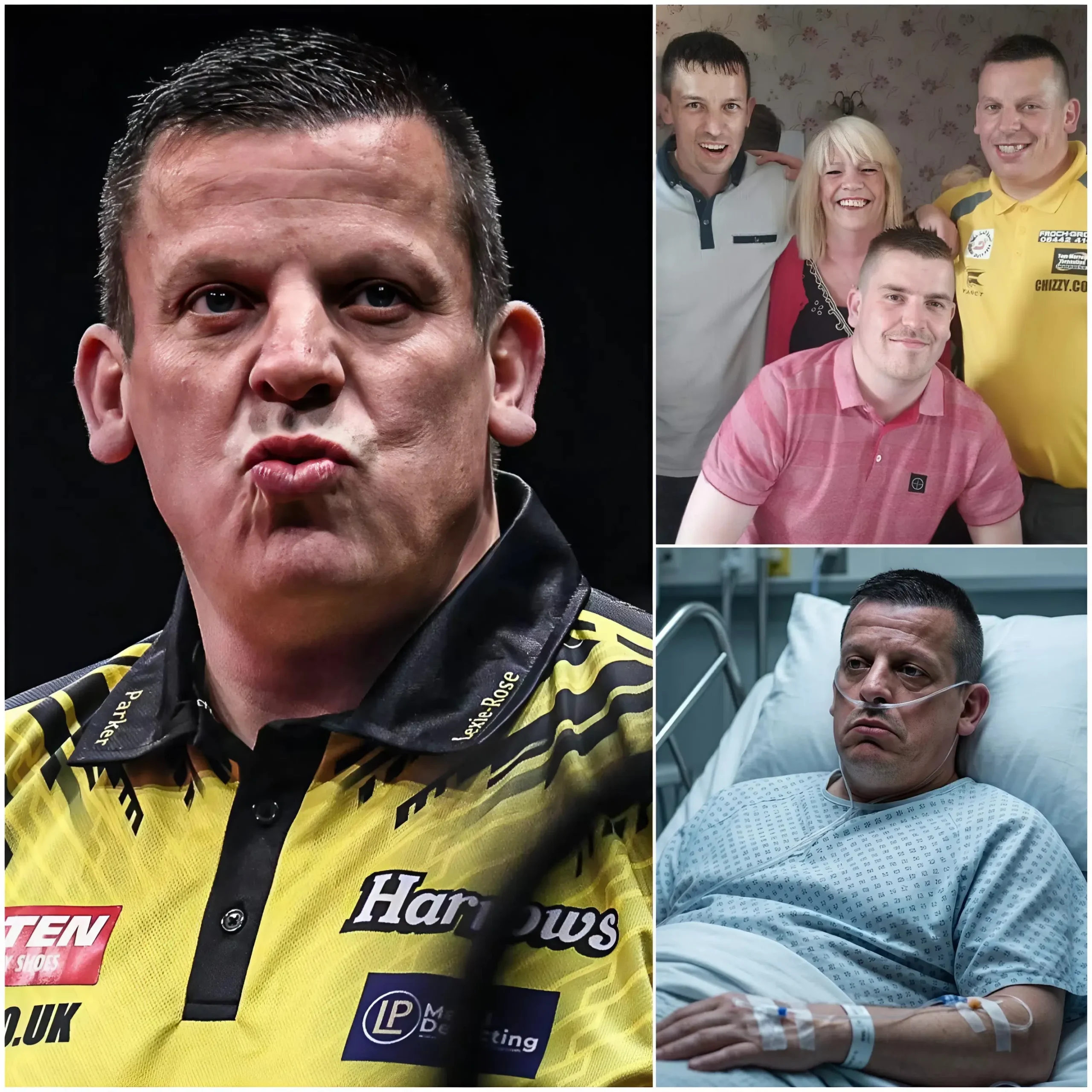 Cover Image for HEARTBREAKING NEWS💔 20 minutes ago in London, England. At the age of 46, the family of former darts player Dave Chisnall has just announced urgent news to fans that he is currently…👇