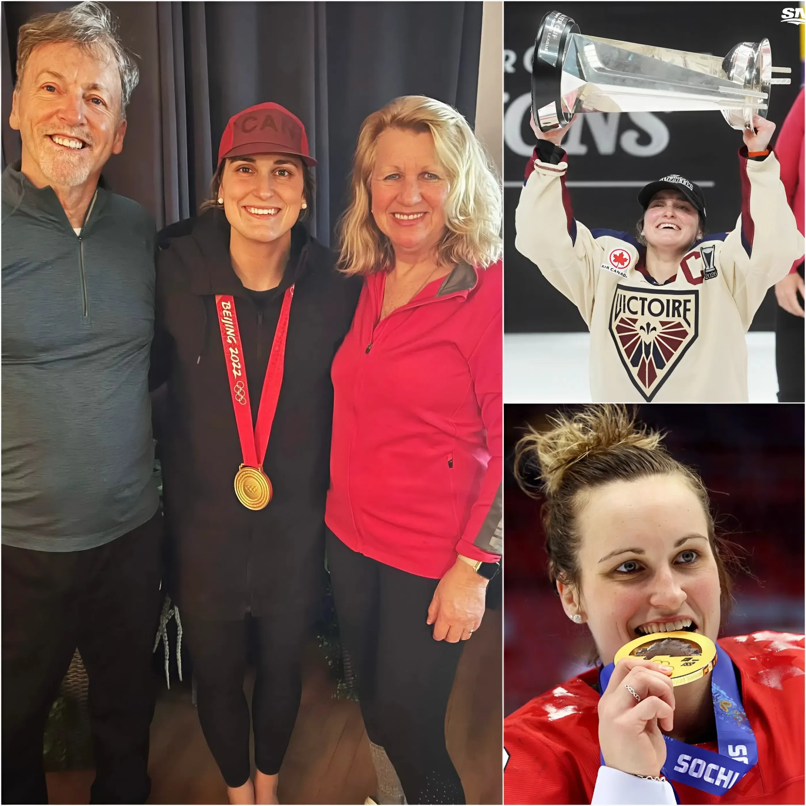 Cover Image for 💝️🎉BONNE NOUVELLE : Marie-Philip Poulin a fait don de la moitié de sa prime de CHAMPIONNE DE LA WALTER CUP 2026 afin de réaliser le rêve de ses parents. « Quand j’étais petite, ma mère se privait de