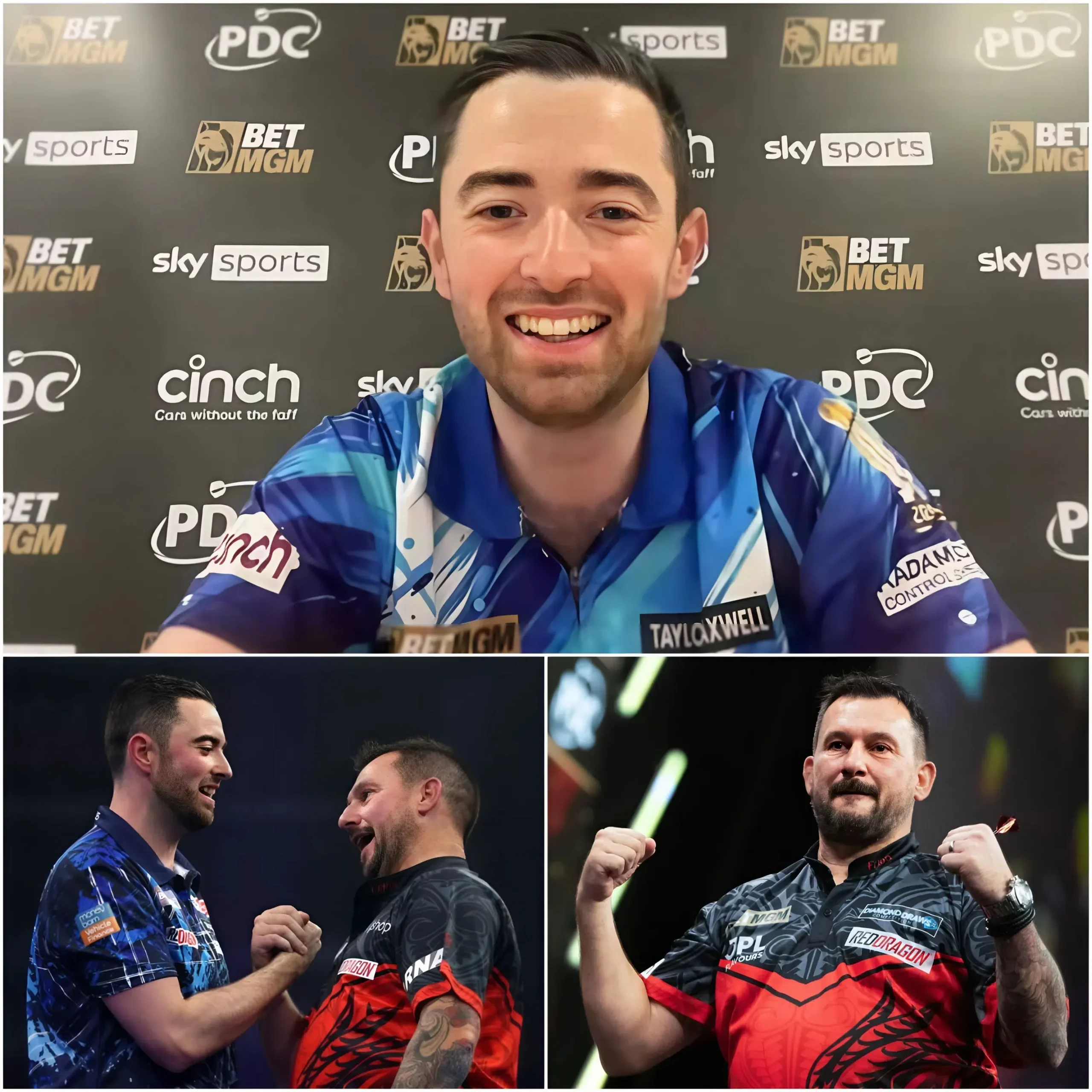 Cover Image for â I ALREADY BEAT CLAYTON BEFORE THE MATCH EVEN STARTED⊠â â darts star Luke Humphries has publicly challenged his opponent ahead of the upcoming semifinal clash.