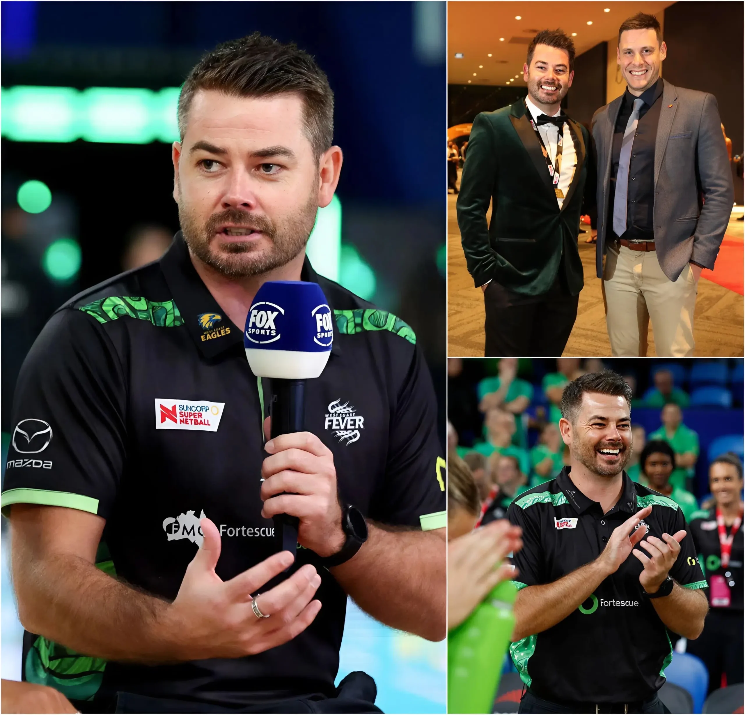 Cover Image for 🔥 BREAKING NEWS ❤️ West Coast Fever head coach Dan Ryan has shaken the netball community and caused a stir among fans by unexpectedly revealing his secret marriage of many years to his husband, Stuart Dent
