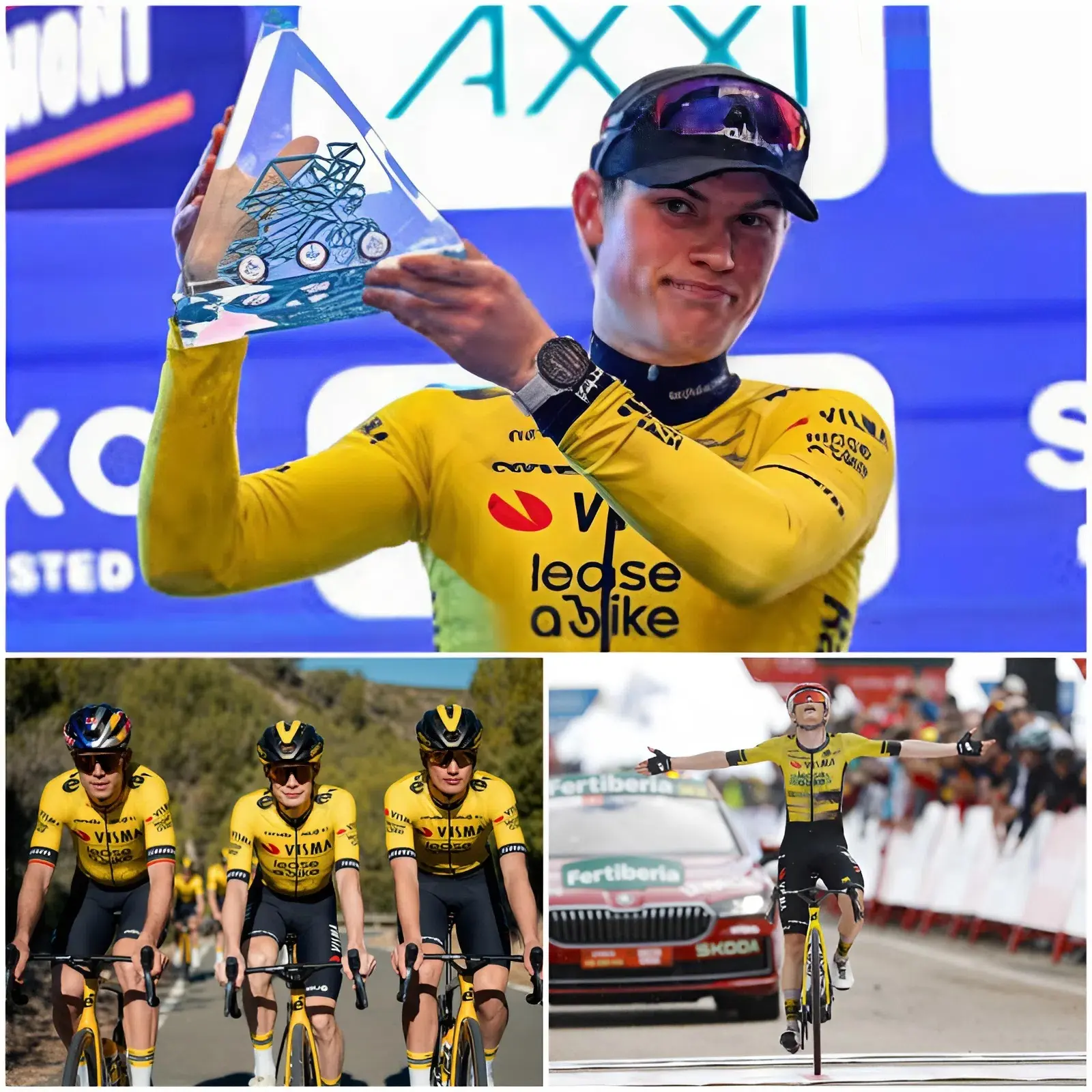 Cover Image for Een grote ster van Visma–Lease a Bike wordt plots overal genoemd nadat jong talent Per Strand Hagenes openlijk heeft verklaard dat hij in de toekomst een ‘verbeterde versie’ van hem wil worden.