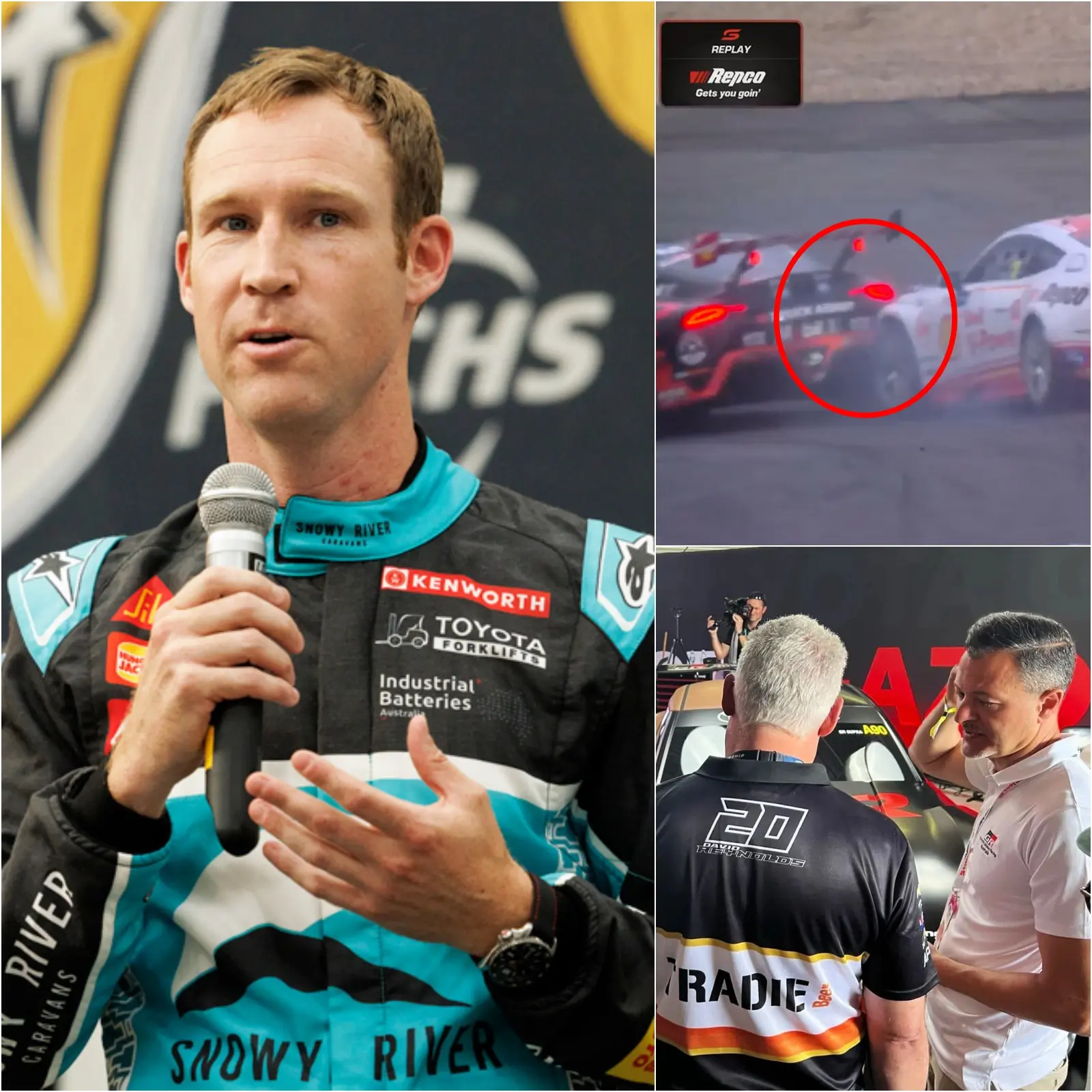 Cover Image for “‘AFTER WHAT HAPPENED AT SYMMETRY PLACES… I’M NOT SURE I WANT TO JOIN MY FUTURE WITH DECISIONS LIKE THESE AGAIN!’” — Team 18 veteran David Reynolds reportedly caused a stir throughout the Repco Supercars community when he hinted at the possibility of reconsidering his future with Team 18