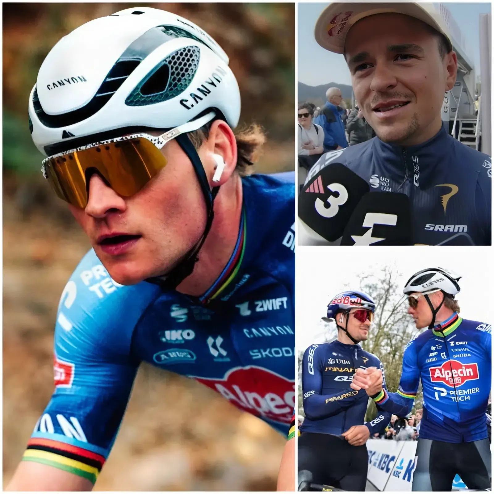 Cover Image for Mathieu van der Poel wordt in het verhaal meegesleept nadat Pidcock Nové Město op een extreem dominante manier wint.