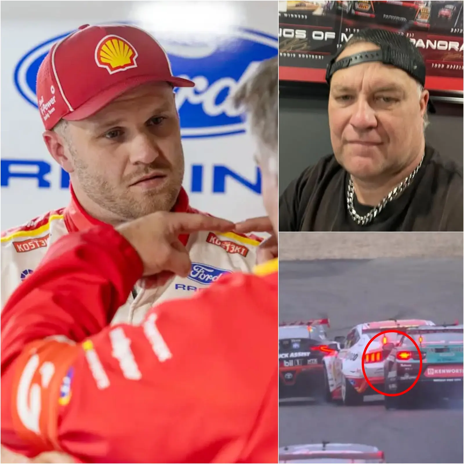 Cover Image for “‘THAT KID WASN’T GOOD ENOUGH TO FAIRLY BEAT Reynolds… SO HE CHOSE TO DESTROY MY SON’S RACE’” Andrew Kostecki reportedly flew into a rage after the controversial collision between Ryan Wood and Brodie Kostecki