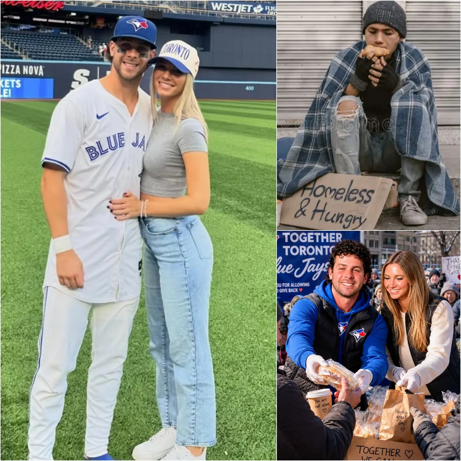 Cover Image for BREAKING: Ernie Clement and his girlfriend hand out 5,000 sandwiches and coffee to homeless people in Toronto, an act on a cold morning that touched hearts across Canada.