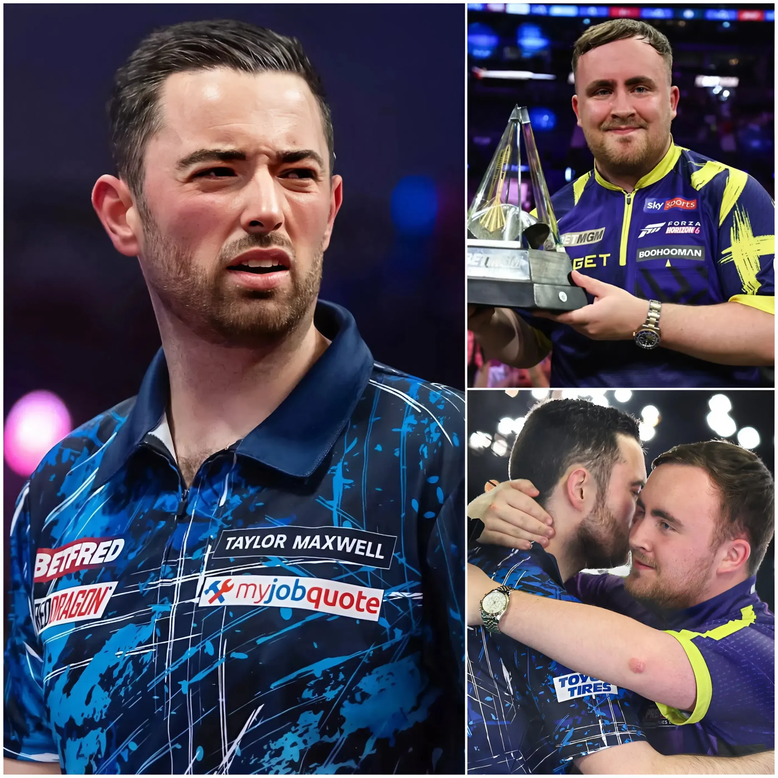 Cover Image for “THAT TITLE WAS BOUGHT WITH MONEY.” Just five hours after his narrow 10-11 defeat to Luke Littler, fellow darts star Luke Humphries reportedly launched a strong attack on the 19-year-old sensation. Humphries claimed that Littler had cheated and did not deserve the victory.