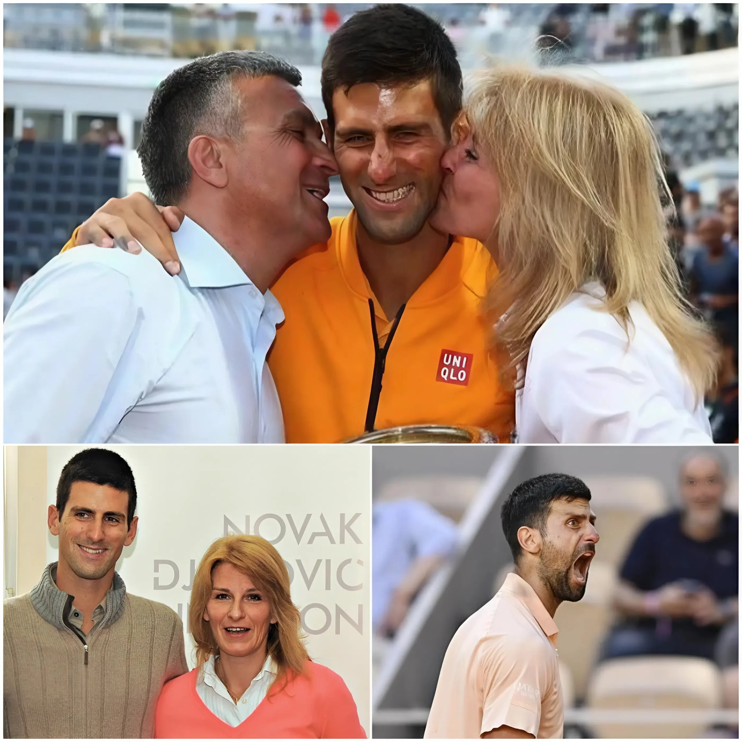 Cover Image for BUENAS NOTICIAS: Novak Djokovic ha donado todo el premio que ganó en Roland Garros 2026 para hacer realidad el sueño de sus padres