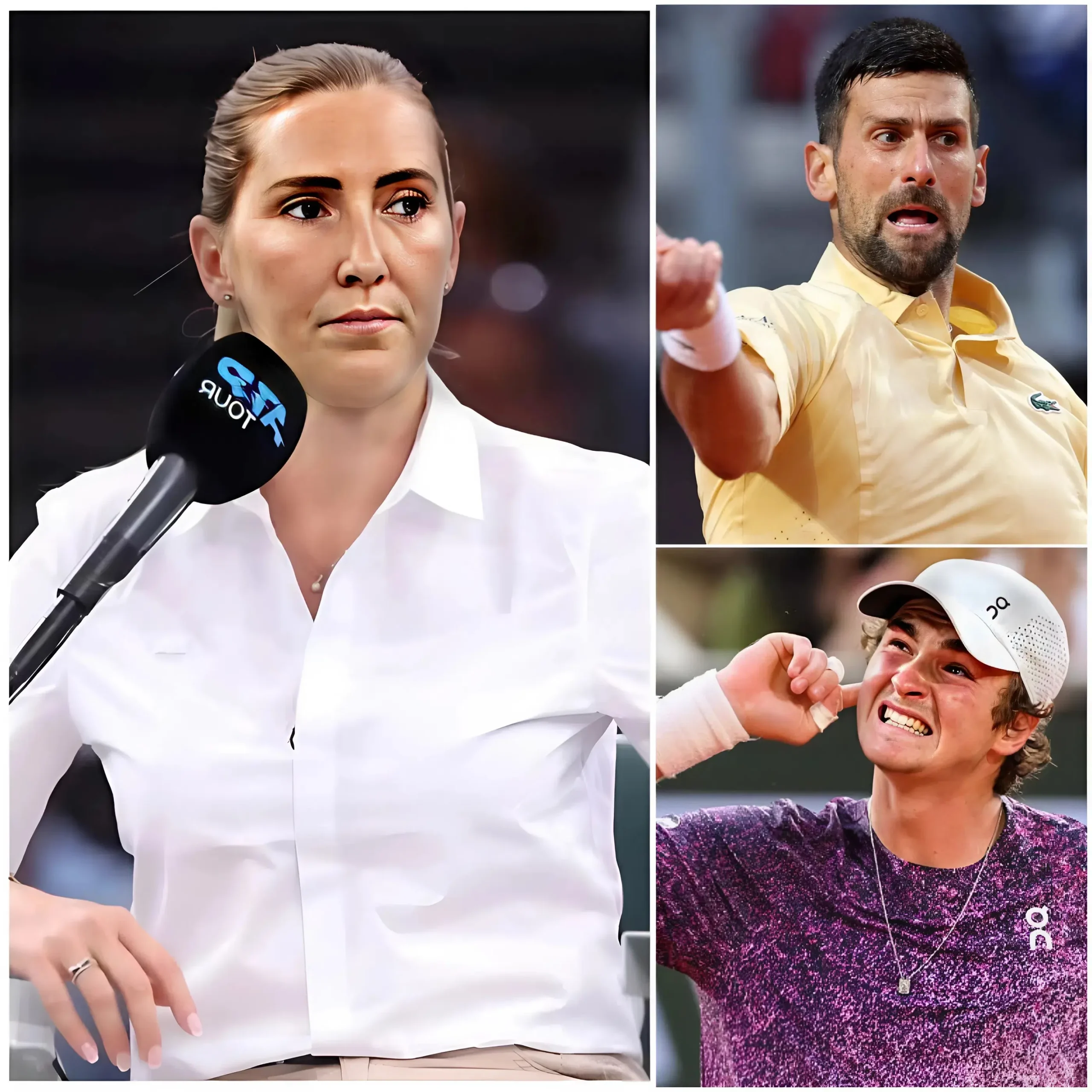 Cover Image for 371 COMUNICADO OFICIAL: La árbitra Aurélie Tourte, quien dirigió el partido entre Novak Djokovic y Joao Fonseca,