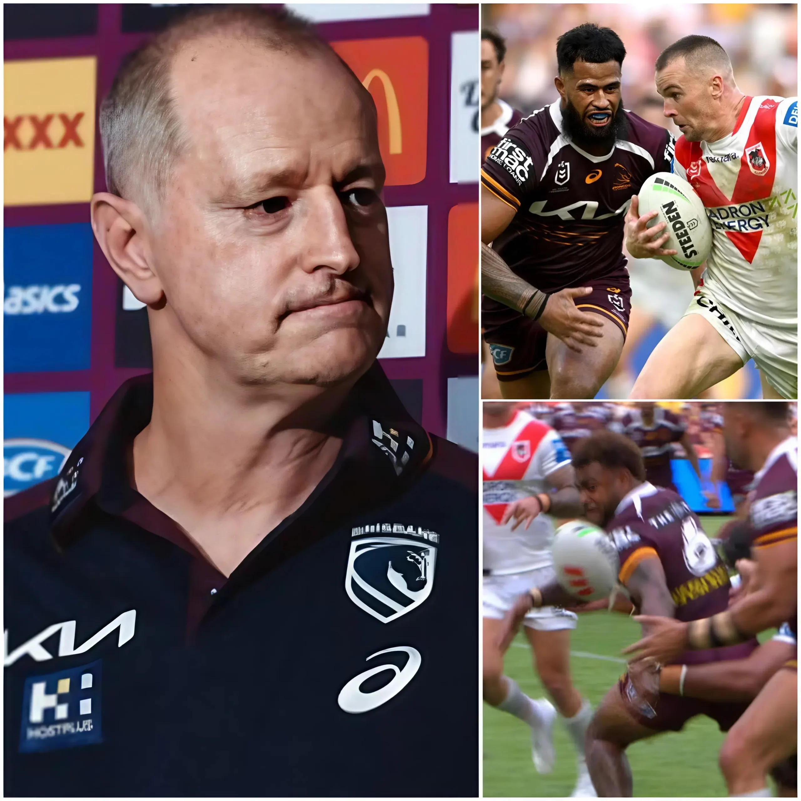 Cover Image for 🚨20 MINUTES AGO: Michael Maguire reportedly identified five key mistakes made by the Brisbane Broncos following their disappointing defeat to the St. George Illawarra Dragons.