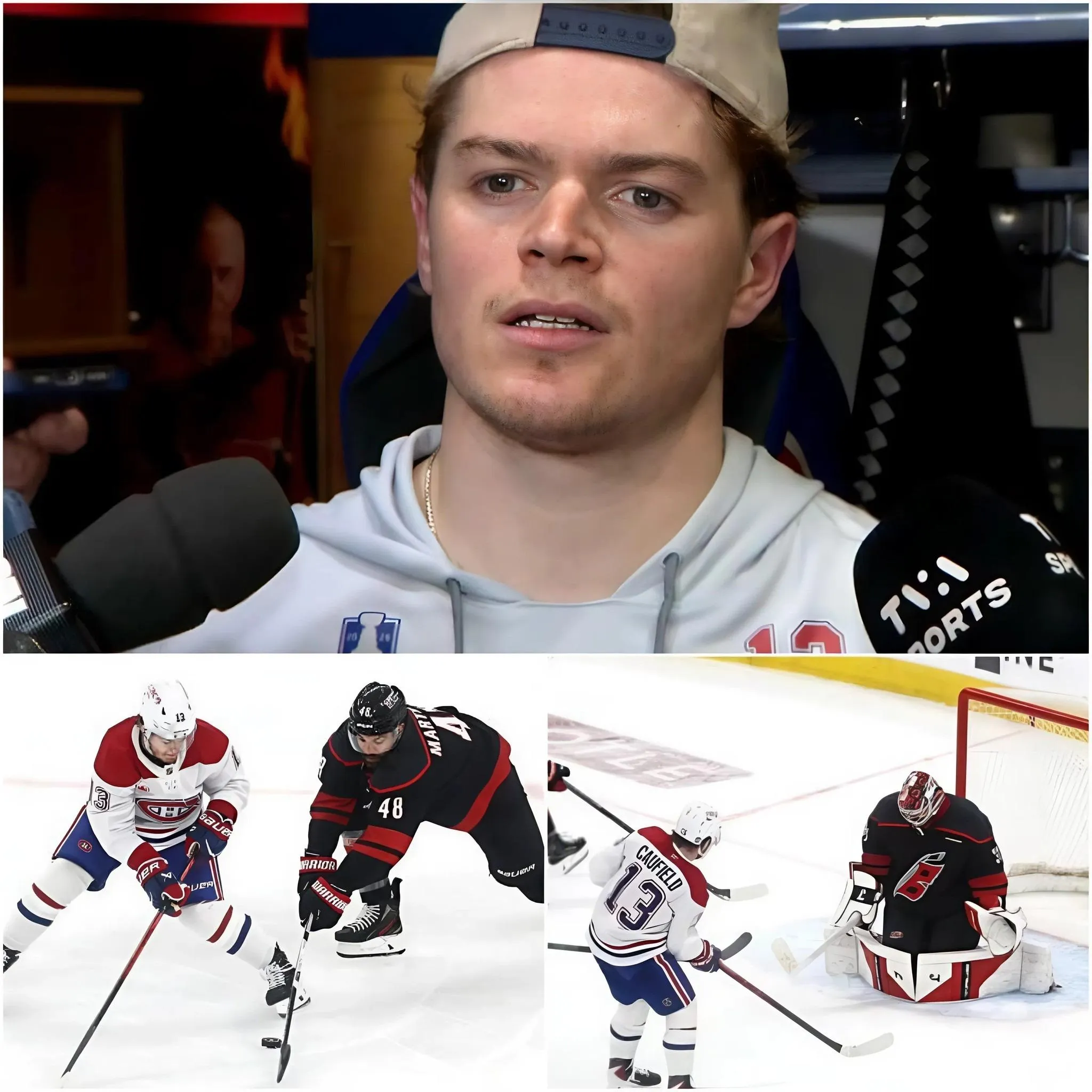 Cover Image for 💔 😢 LARMES DANS LA LNH : Cole Caufield s’effondre dans une confession émotive — « Je ne veux plus garder de secrets, s’il vous plaît, pardonnez-moi ». Après de nombreuses années de silence, l’attaquant ailier américain, passionné et dévoué, a enfin révélé sa situation actuelle