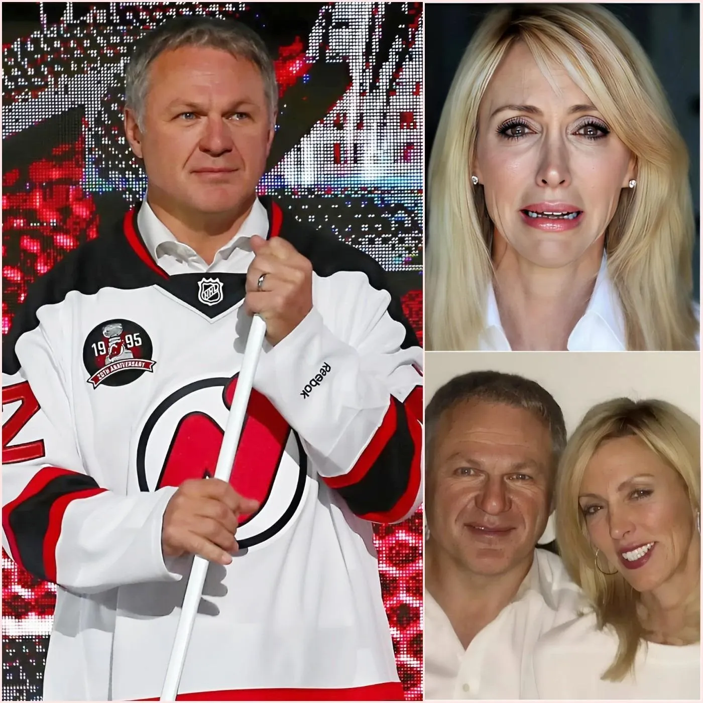 Cover Image for 💔😫 DÉCHIRANT : — « Il ne cesse de me hanter… » Deborah Lemieux, veuve de Claude Lemieux, a publié un communiqué poignant confirmant le décès tragique de son époux
