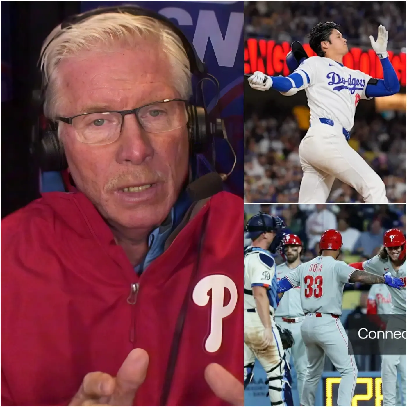 Cover Image for 🚨 “IT’S HORRIBLE, I MAY NEVER SEE A PLAYER AS GREAT AS HIM IN MY LIFE” — Phillies legend Mike Schmidt reacted emotionally after the Phillies’ heartbreaking 1–9 loss to the Dodgers, insisting his team didn’t lose because of strategy, but because one Dodgers star completely dominated the biggest moments of the game