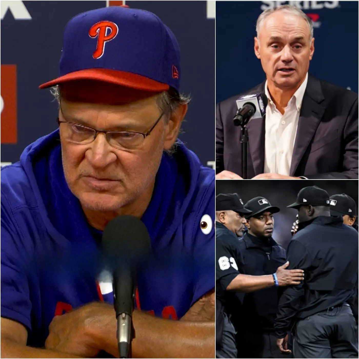 Cover Image for “IF THE UMPIRING ORGANIZATION DOESN’T CHANGE, WE WILL BOYCOTT THIS GAME!” — Philadelphia Phillies coach Don Mattingly rocked MLB baseball with this audacious statement following a disastrous 1-9 loss to the Los Angeles Dodgers