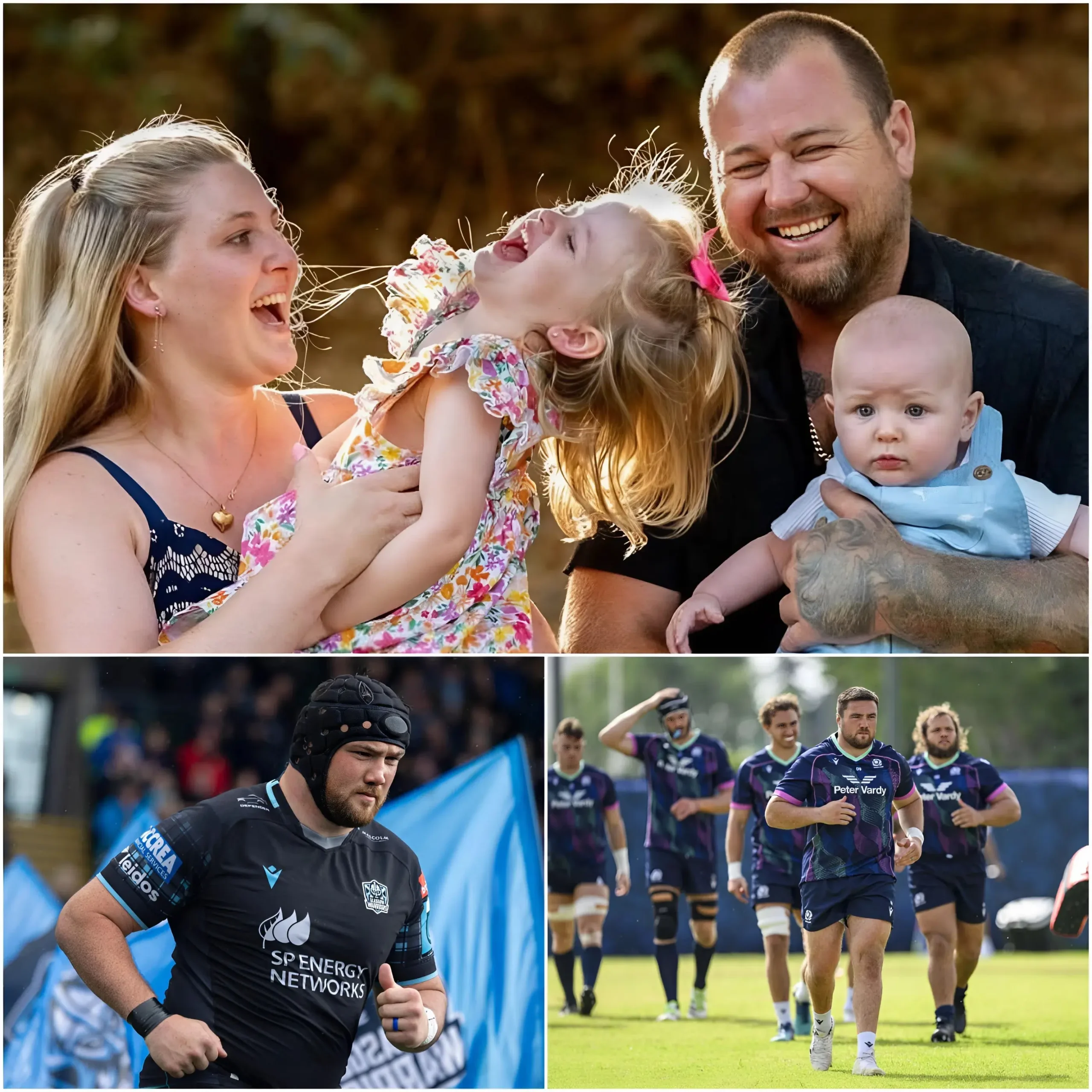 Cover Image for đâ€ïž Just a few days before the semi-final against the Bulls, Zander Fagersonâs wife sent the Scottish star a special promise that has completely melted the hearts of rugby fans around the world.