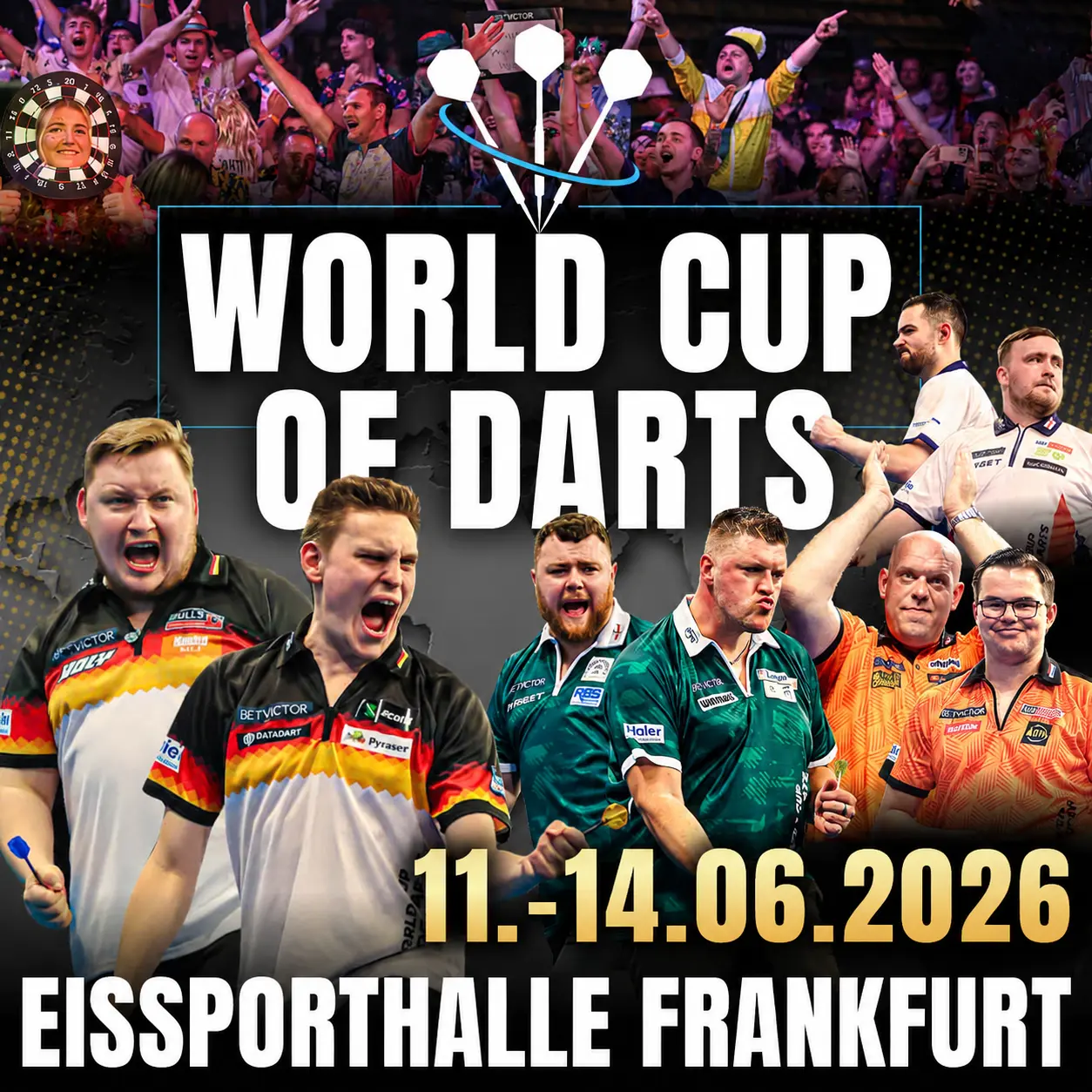 Cover Image for đŻ Early 2026 World Cup of Darts country/pairs predictionsđđ