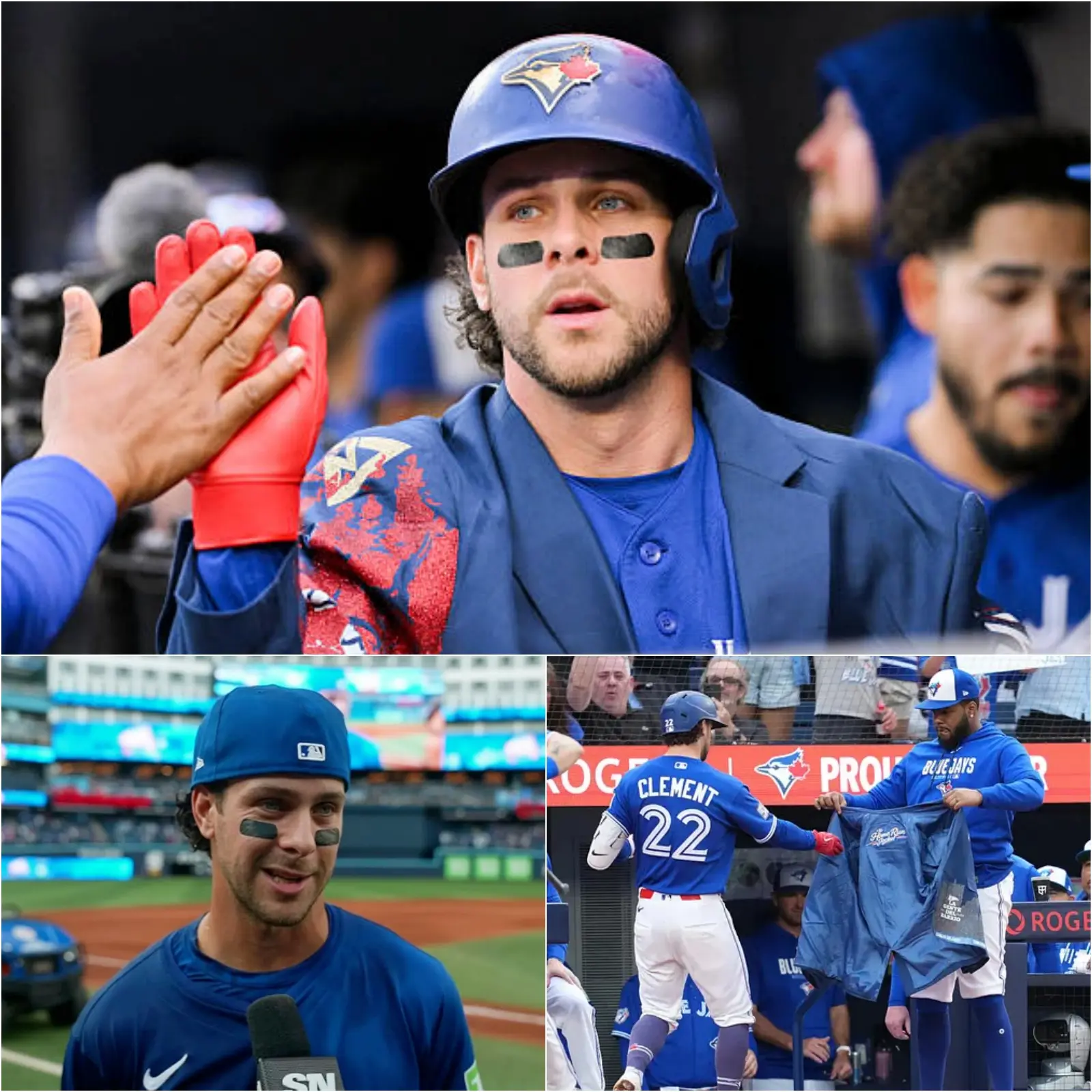 Cover Image for “I USED TO BE THE LOWEST-RATED PLAYER TO BE A TOP ALL-STAR CANDIDATE” From a player once considered a reserve pick on the Toronto Blue Jays, Ernie Clement is making a breakthrough, attracting attention from across MLB.