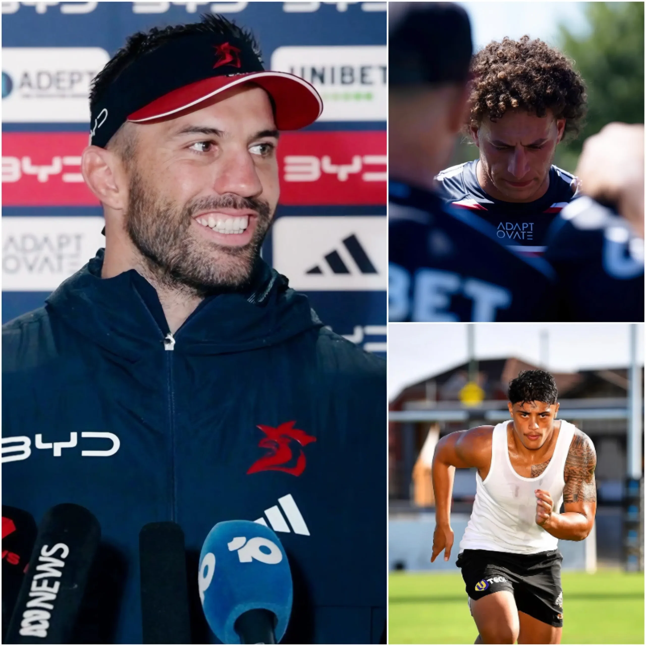 Cover Image for 🚨 GOOD NEWS: James Tedesco has just updated the injury status of two key Sydney Roosters stars ahead of Round 14 — and the latest information has fans incredibly excited.