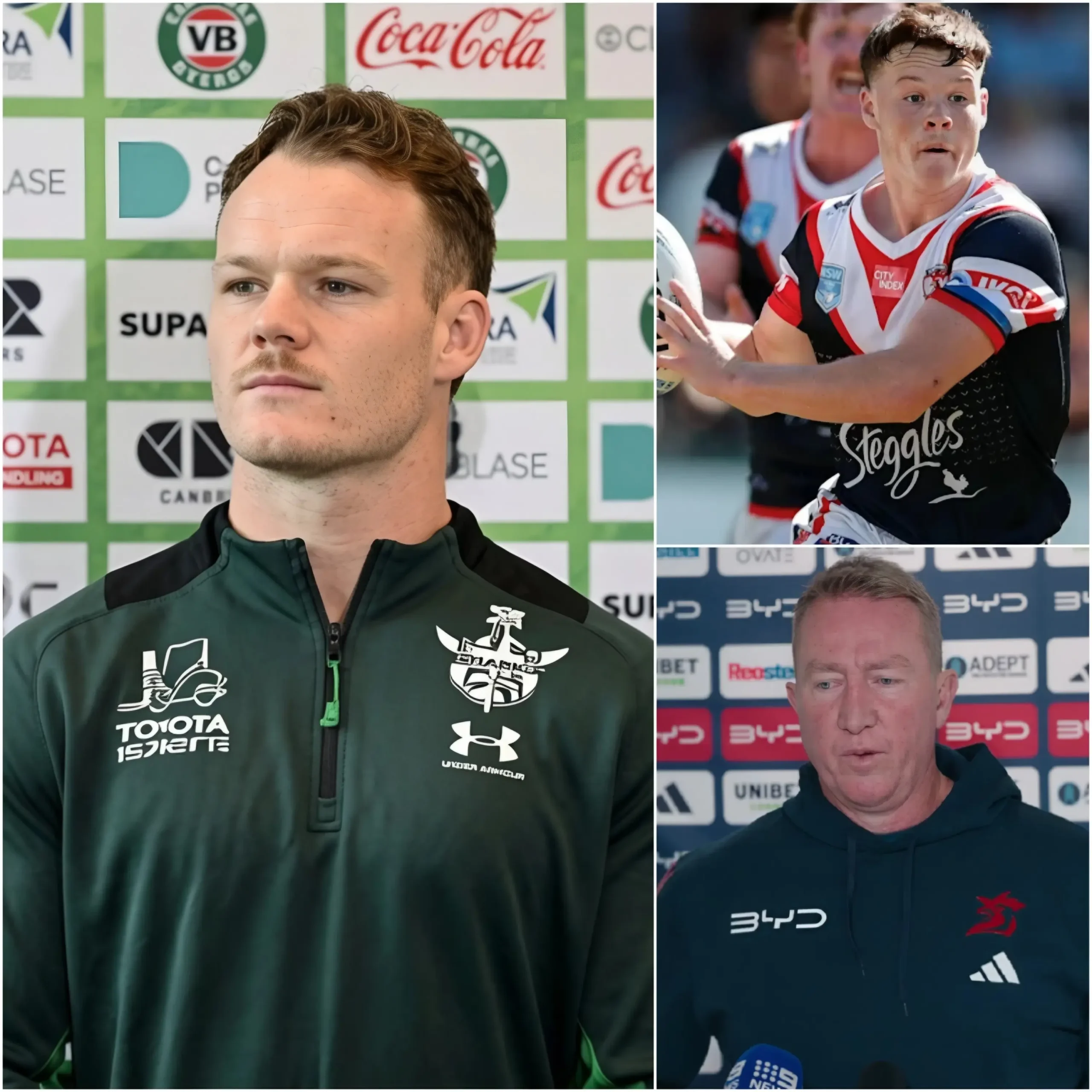 Cover Image for 🗣️ “I’ll make them regret not keeping me…” Ethan Strange has fired a bold warning ahead of Canberra Raiders’ huge clash against the Sydney Roosters.