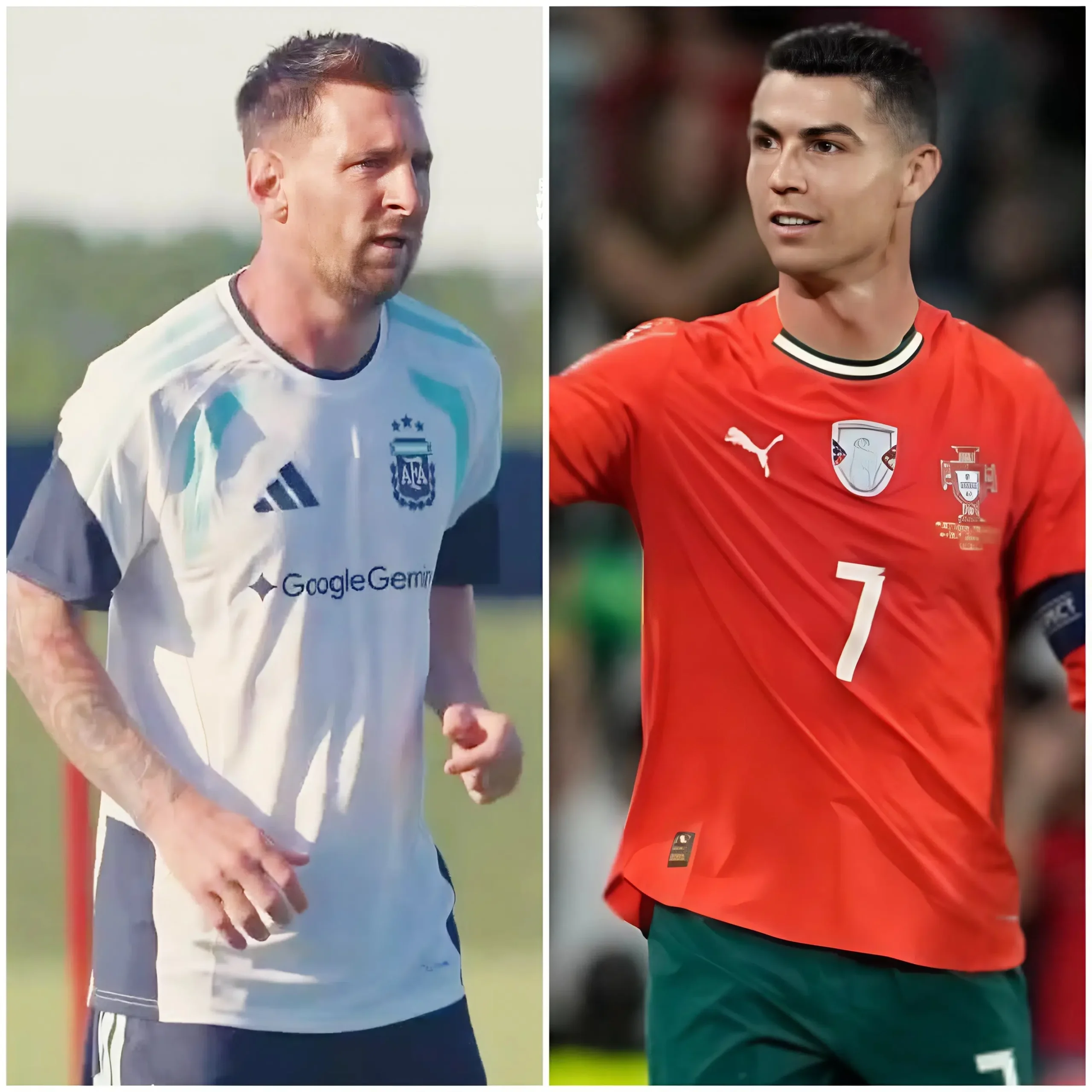 Cover Image for Messi appeared unusually tense after Ronaldo unexpectedly sent a short message following Lionel Messi’s latest prestigious award.