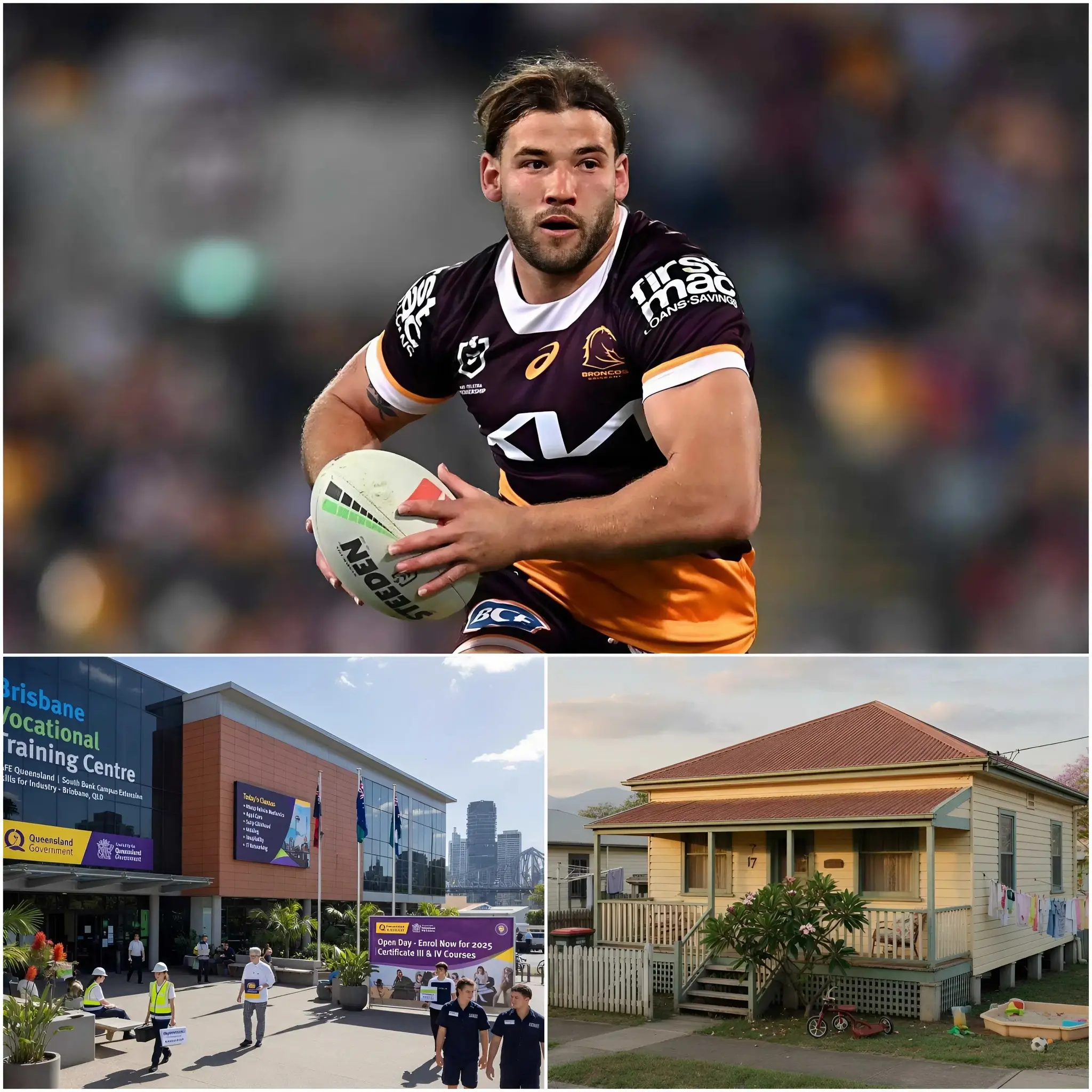 Cover Image for Forget the Ferraris and the bling—Patty Carrigan is proving he’s a class act off the field as well as on it. The Broncos star has put $3 million of his own coin into a new training hub to help local kids find their feet and get a trade