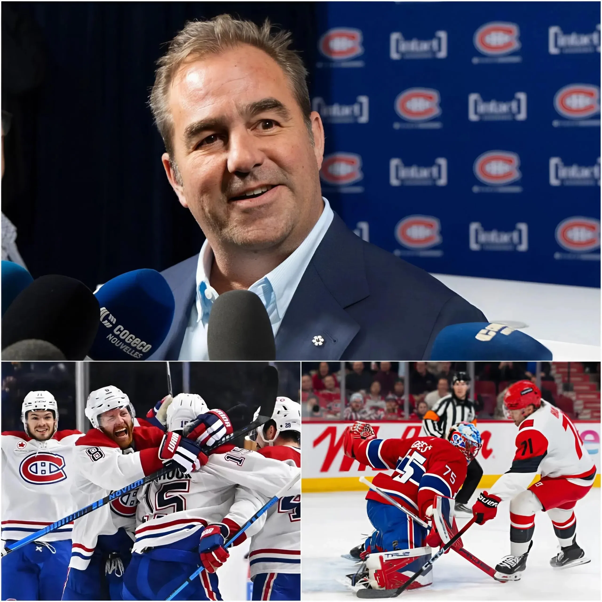 Cover Image for 💣 CONFIRMATION OFFICIELLE : Après une réunion de trois heures avec tous les dirigeants du club, le président Geoff Molson a officiellement annoncé la liste des joueurs qui quitteront les Canadiens de Montréal